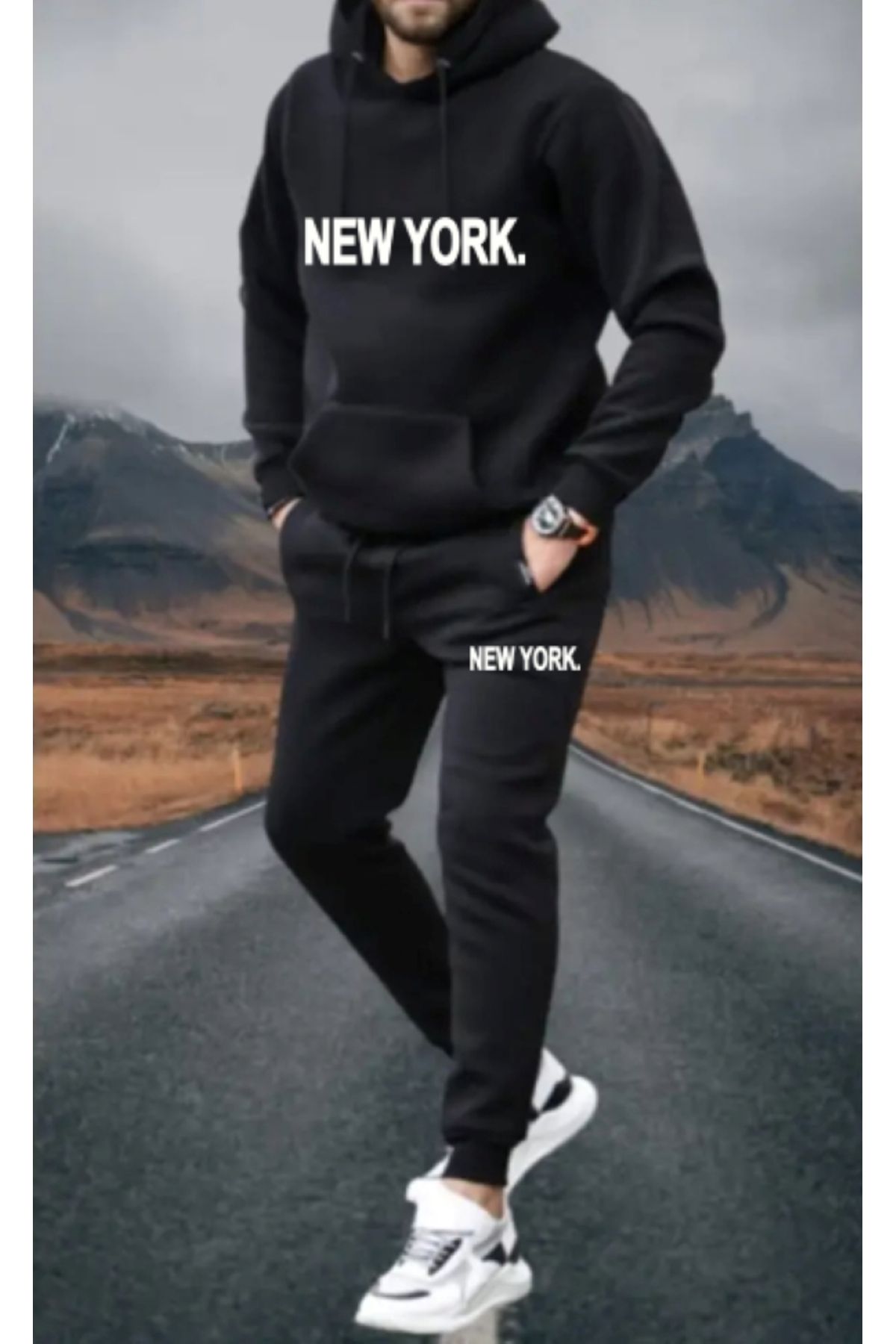 New clearance black tracksuit