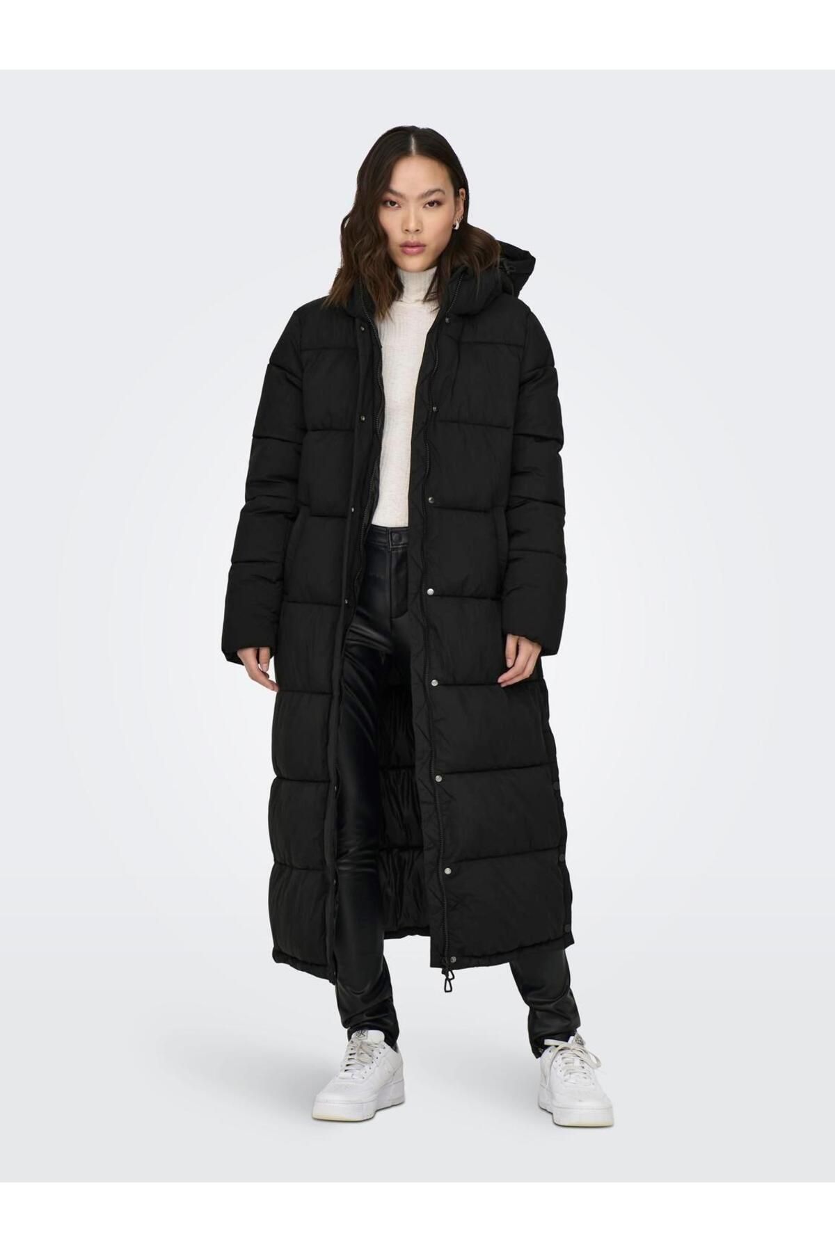 Only Onlann Premium Puffer Coat X-Long Otw Women\'s Coat - Trendyol