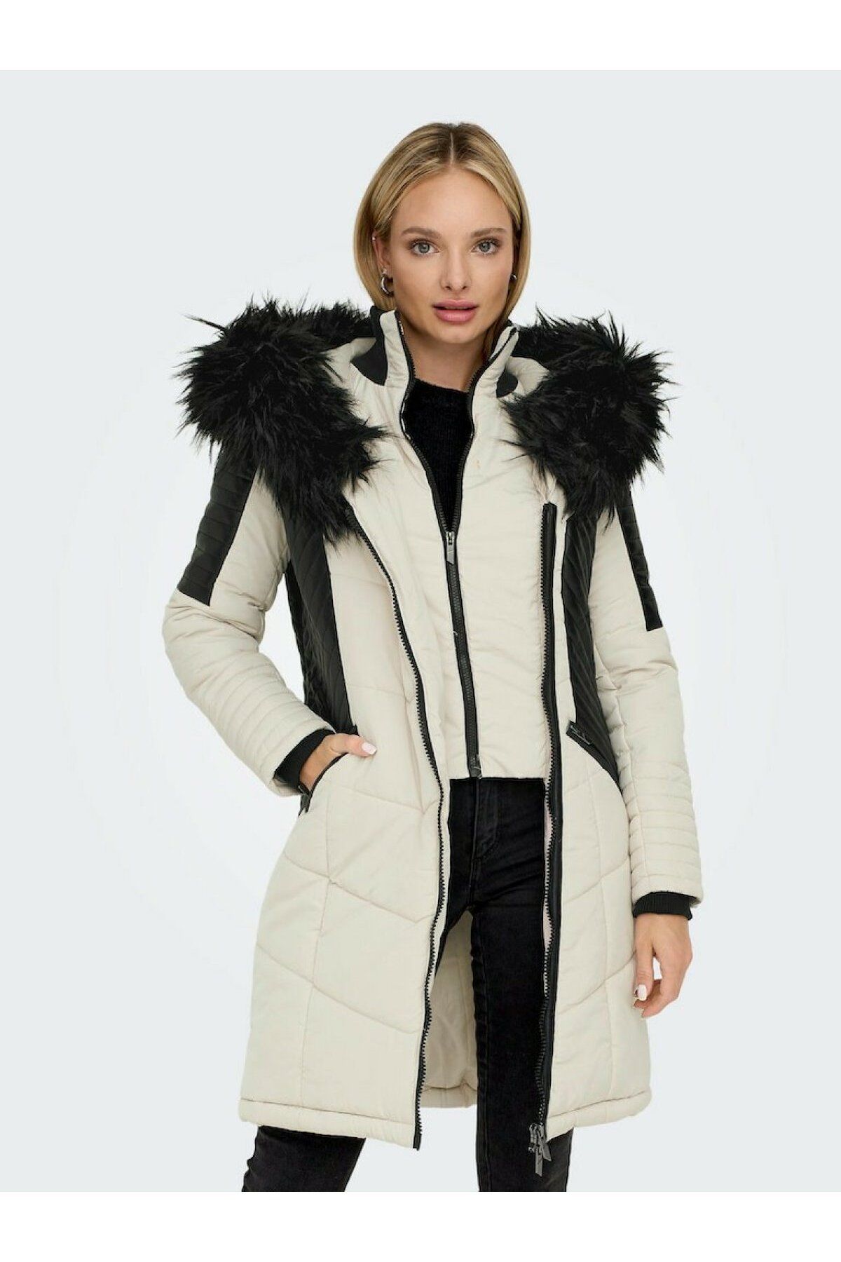 Only linette fur hood sales