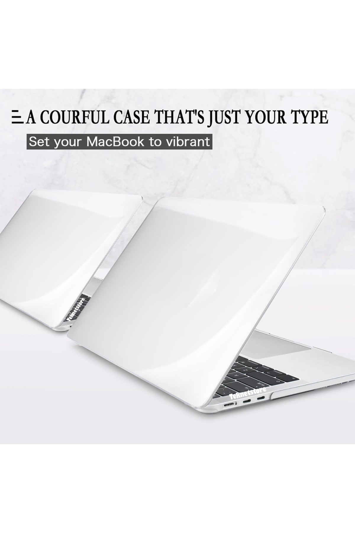 Macbook Air 13 A1932 2018 A2179 2020 Uyumlu Kristal Kapak Koruma Kılıf Tam Uyumlu 4