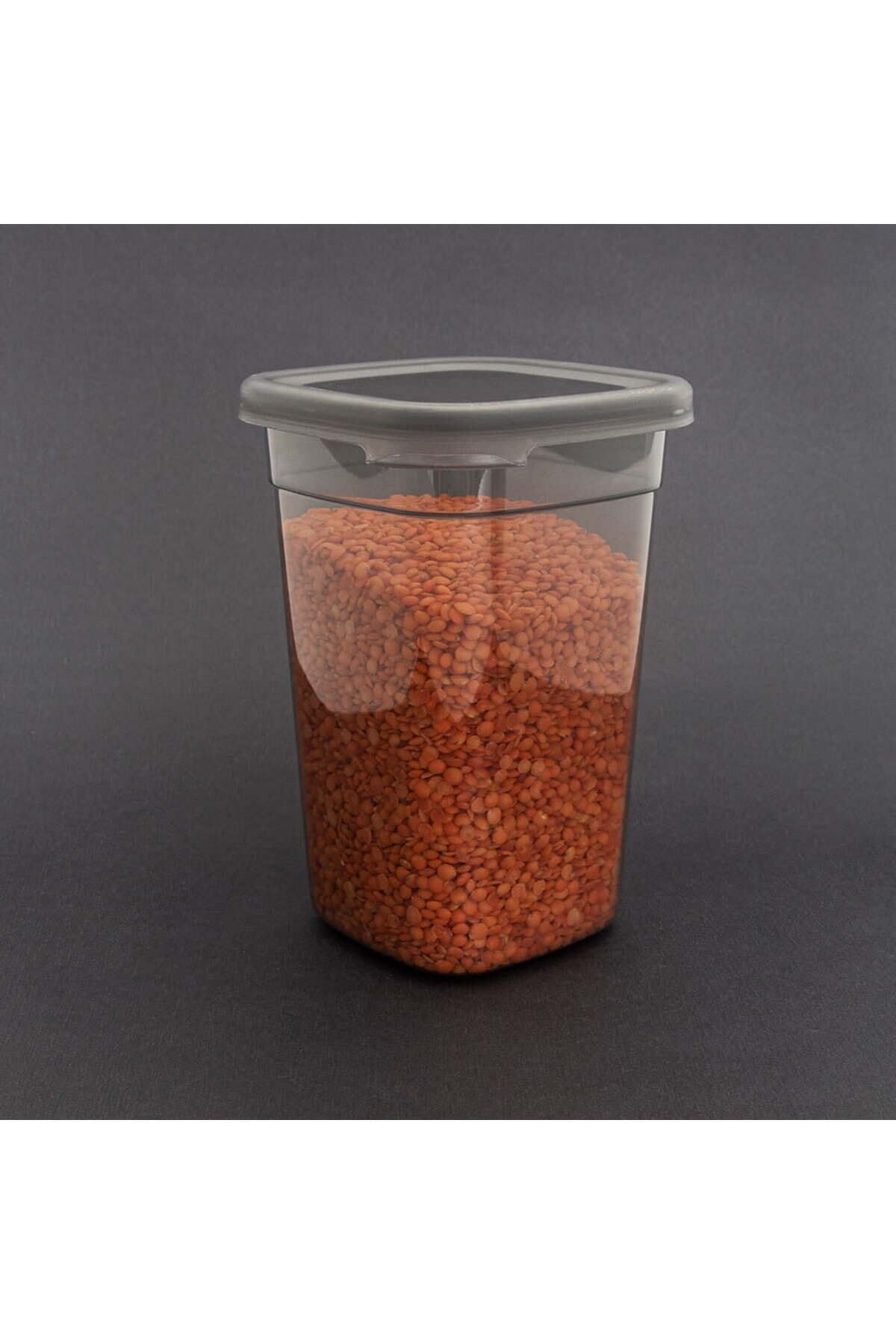 devigo-Stylish New Generation Leak Proof Lid Storage Container 1.1 Lt Rectangular Anthracite 2