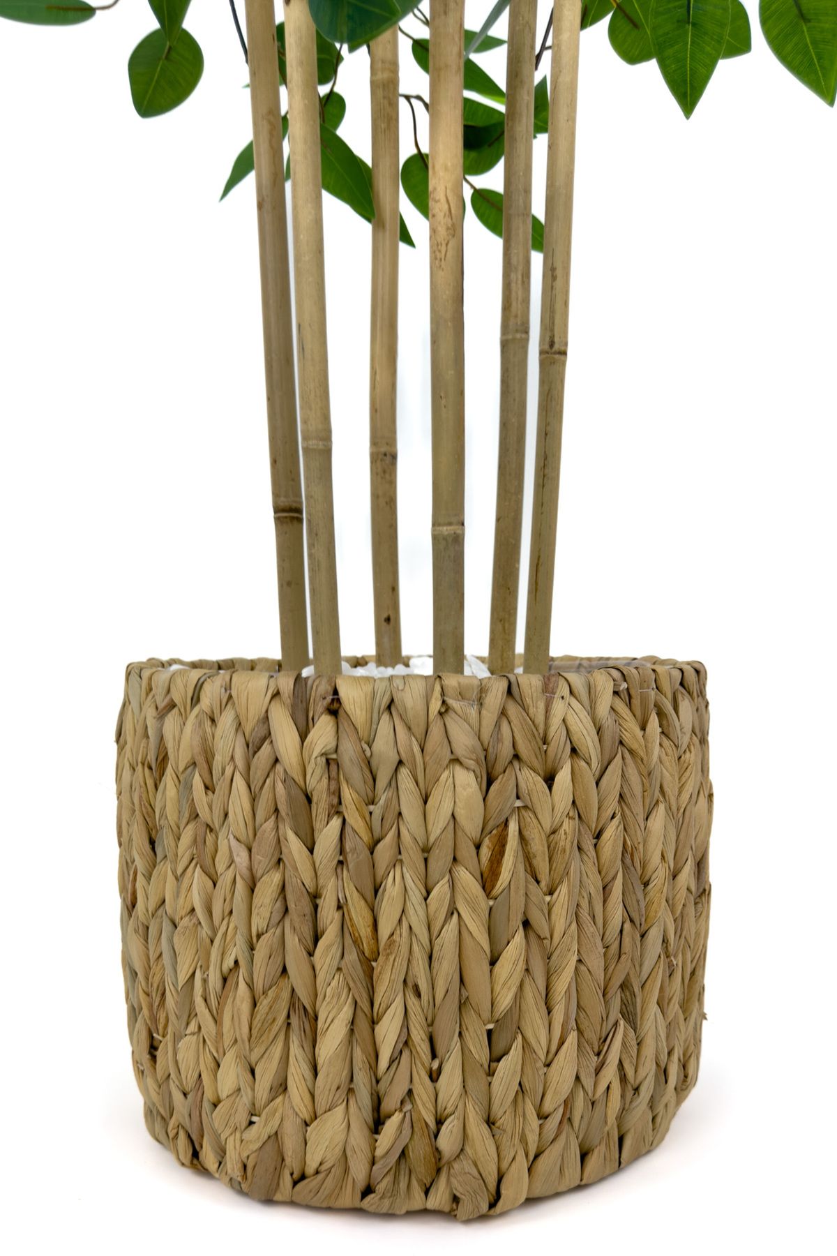 BİÇİÇEK-Artificial Benjamin Tree 170cm Wicker Bohem2 in a Pot 2