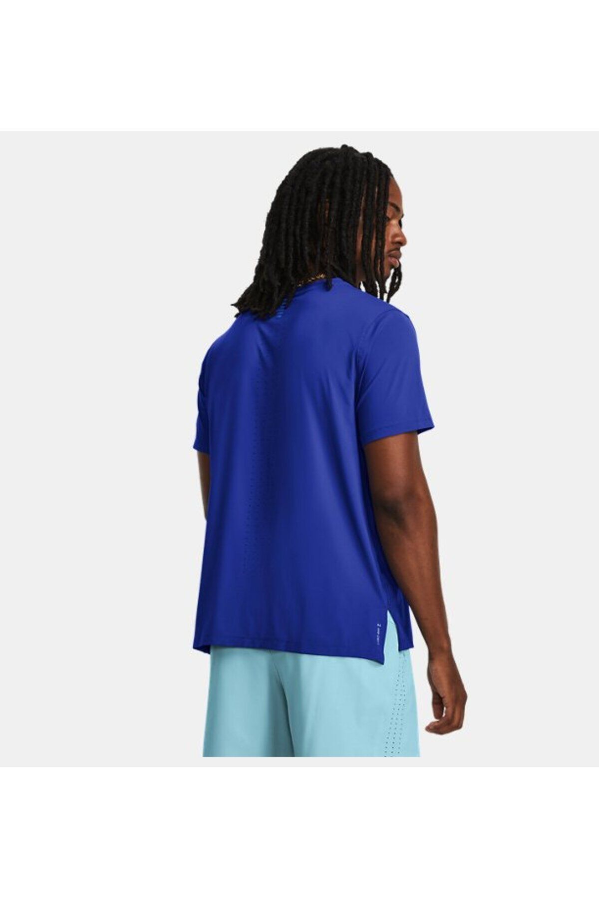 تی شرت آبی مردانه آستین کوتاه لیزر در UA 1376518 400 Under Armour