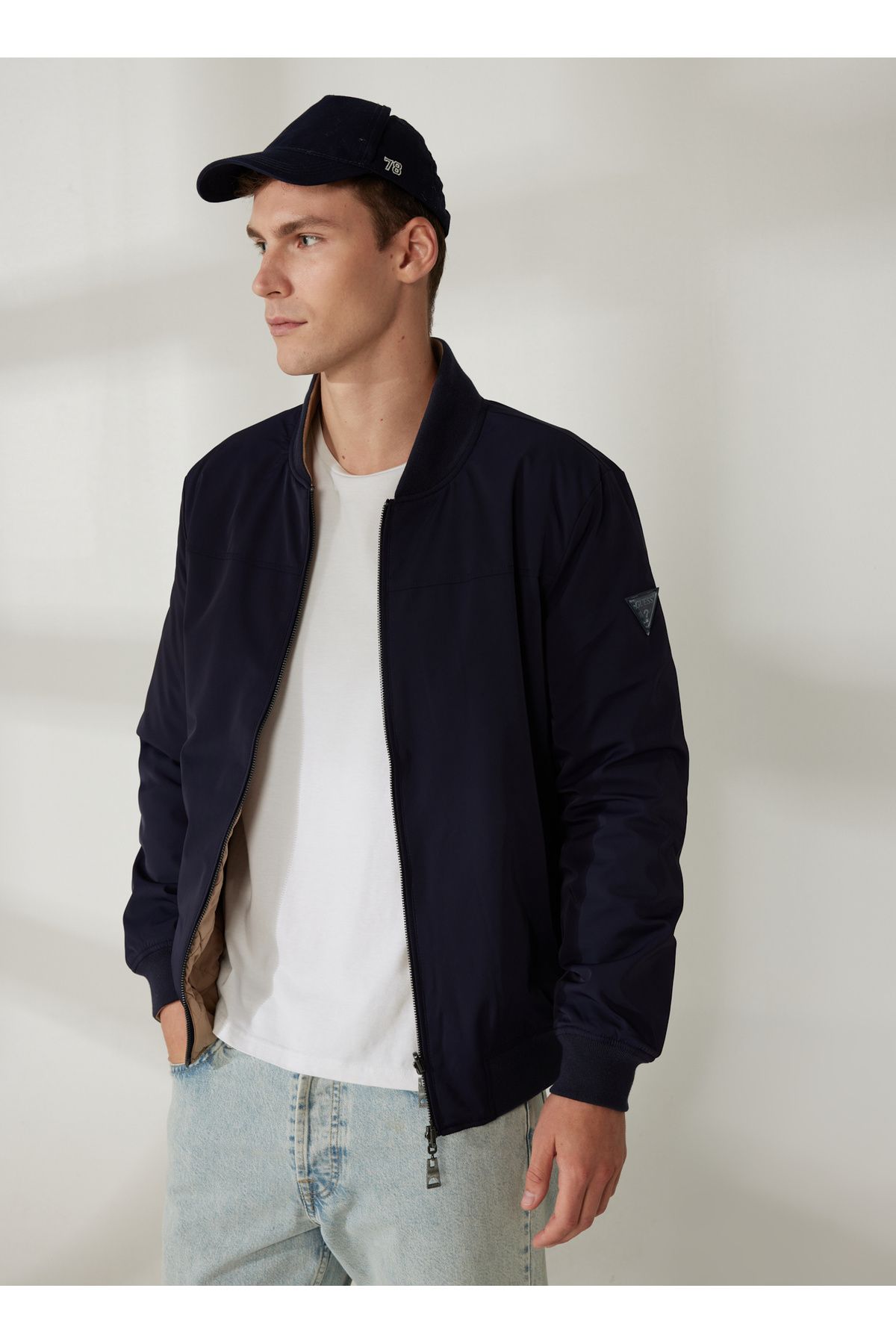 Guess reversible bomber jacket discount