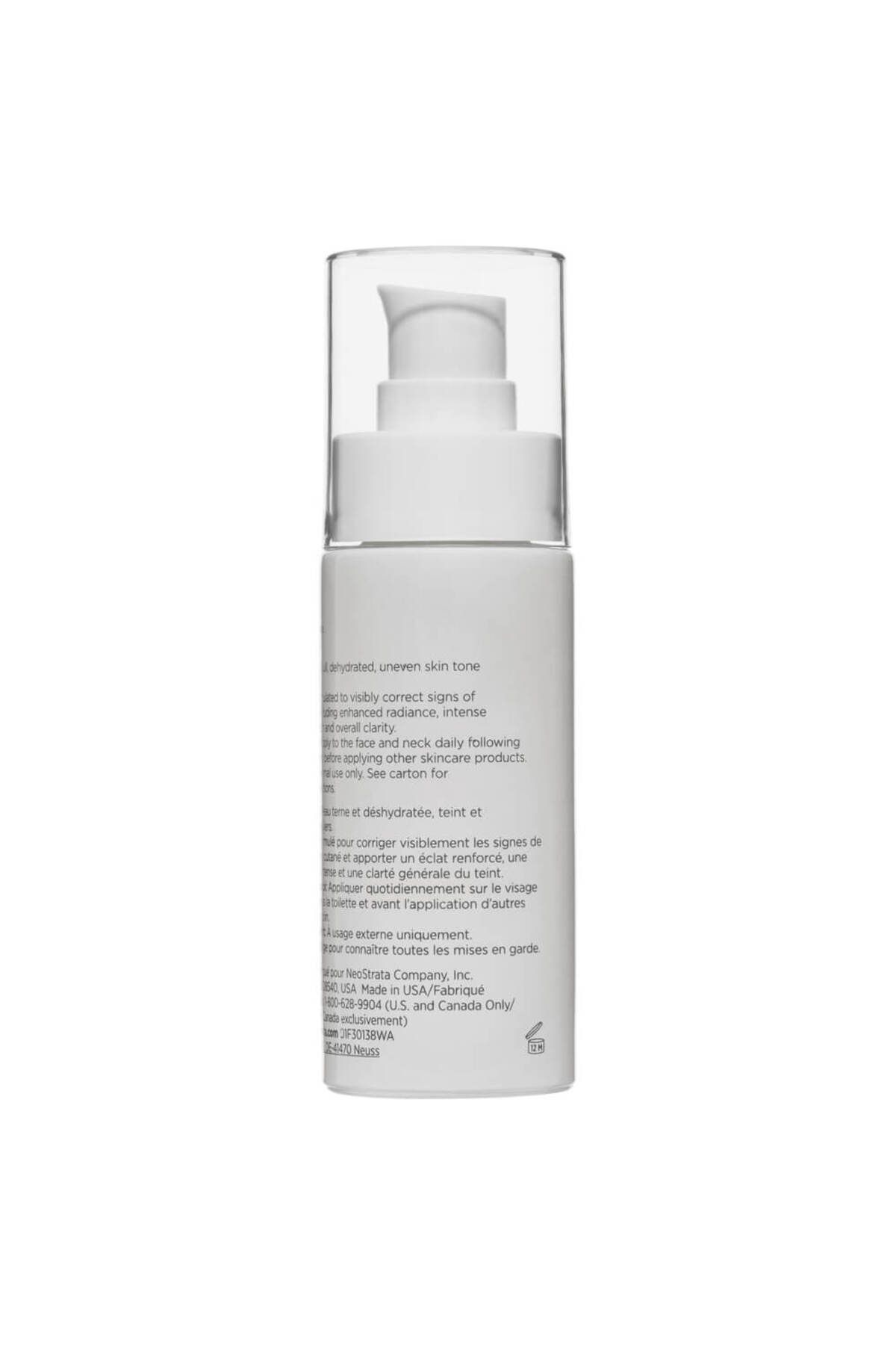 NeoStrata محصول بازسازی مکثی مرطوب کننده، سرم صورتی بیونیک با درخشندگی و زنده‌ایی فعلی 30 میلی‌لیتر