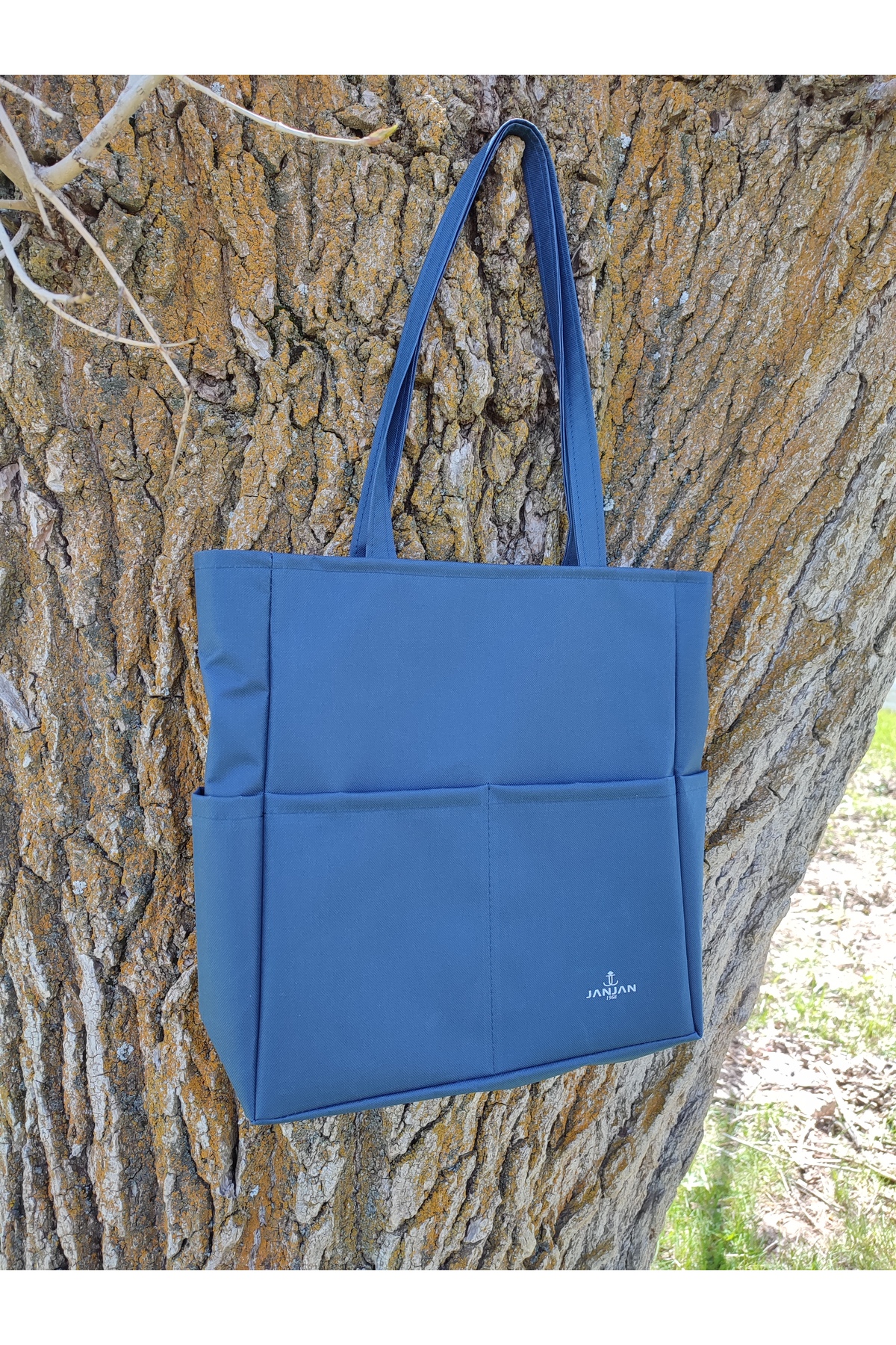 Women's Navy Blue Sports Sleeve Bag