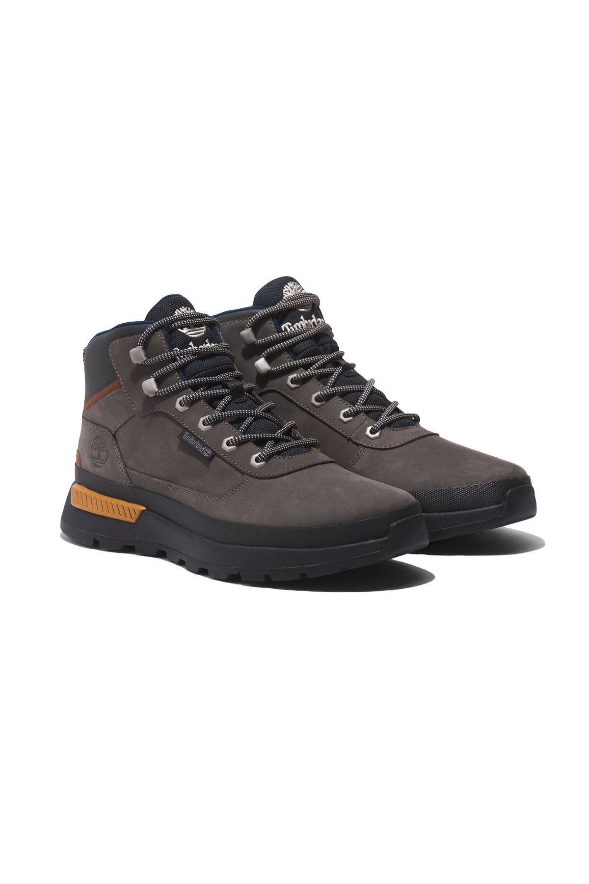 Timberland Mid Lace Up Sneaker Erkek Trekking Bot Ve Ayakkab s TB0A61ER0331 Gri