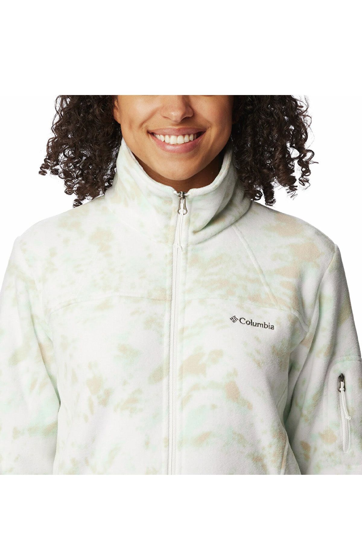 Columbia white fleece sales