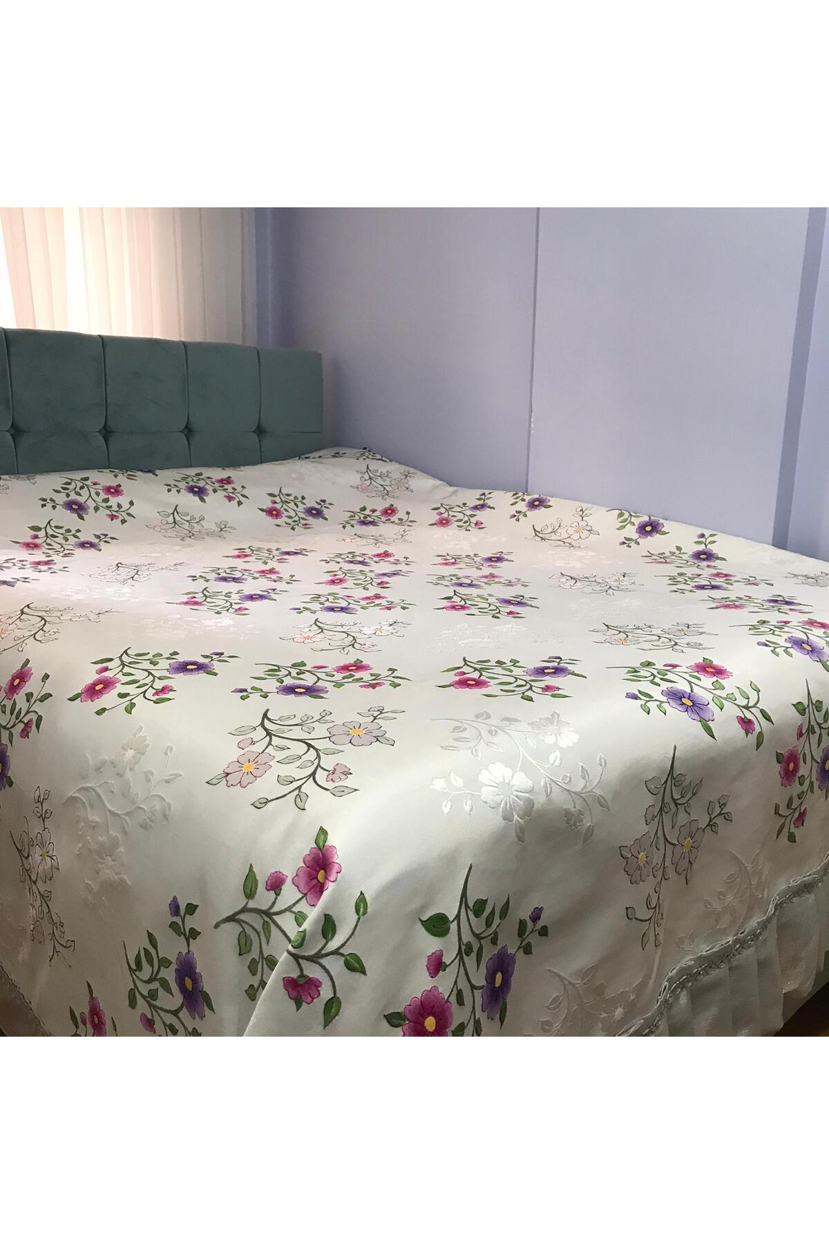 El Emeği Göz Nuru Çift Kişilik Yatak Örtüsü 2