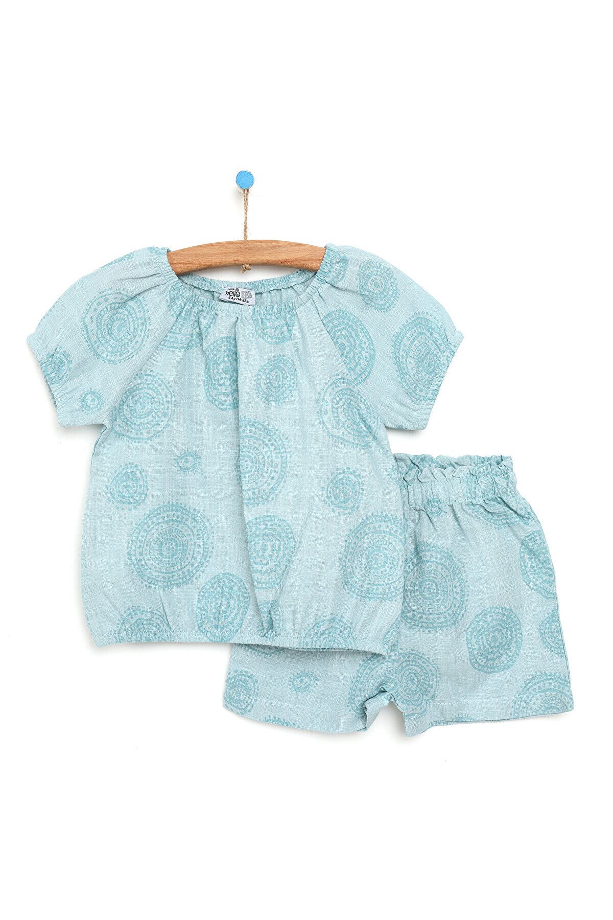 HelloBaby Ethnic World بلوز-شورت دختر بچه ebebek Hello Baby