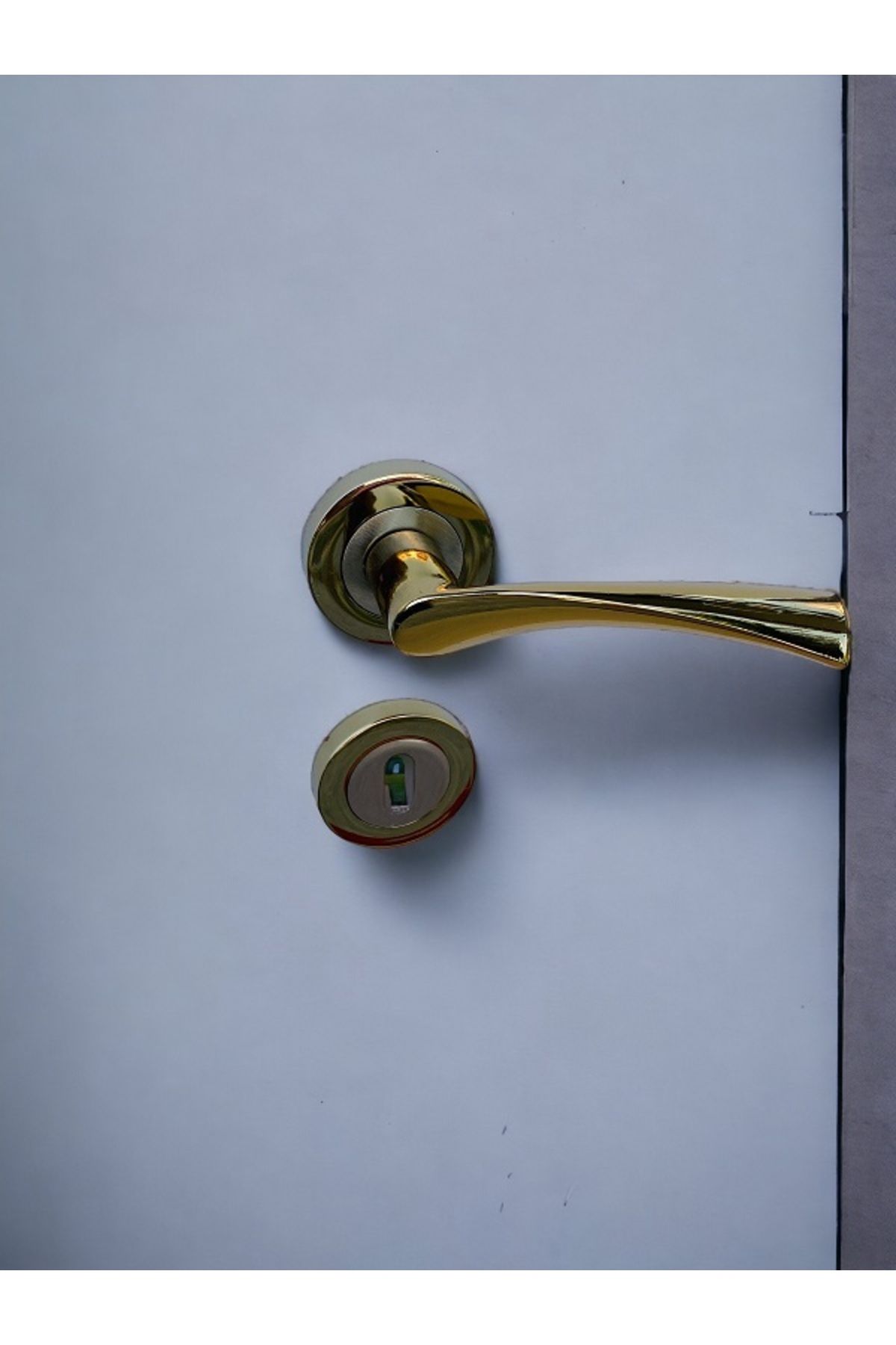 Gold shop door handles
