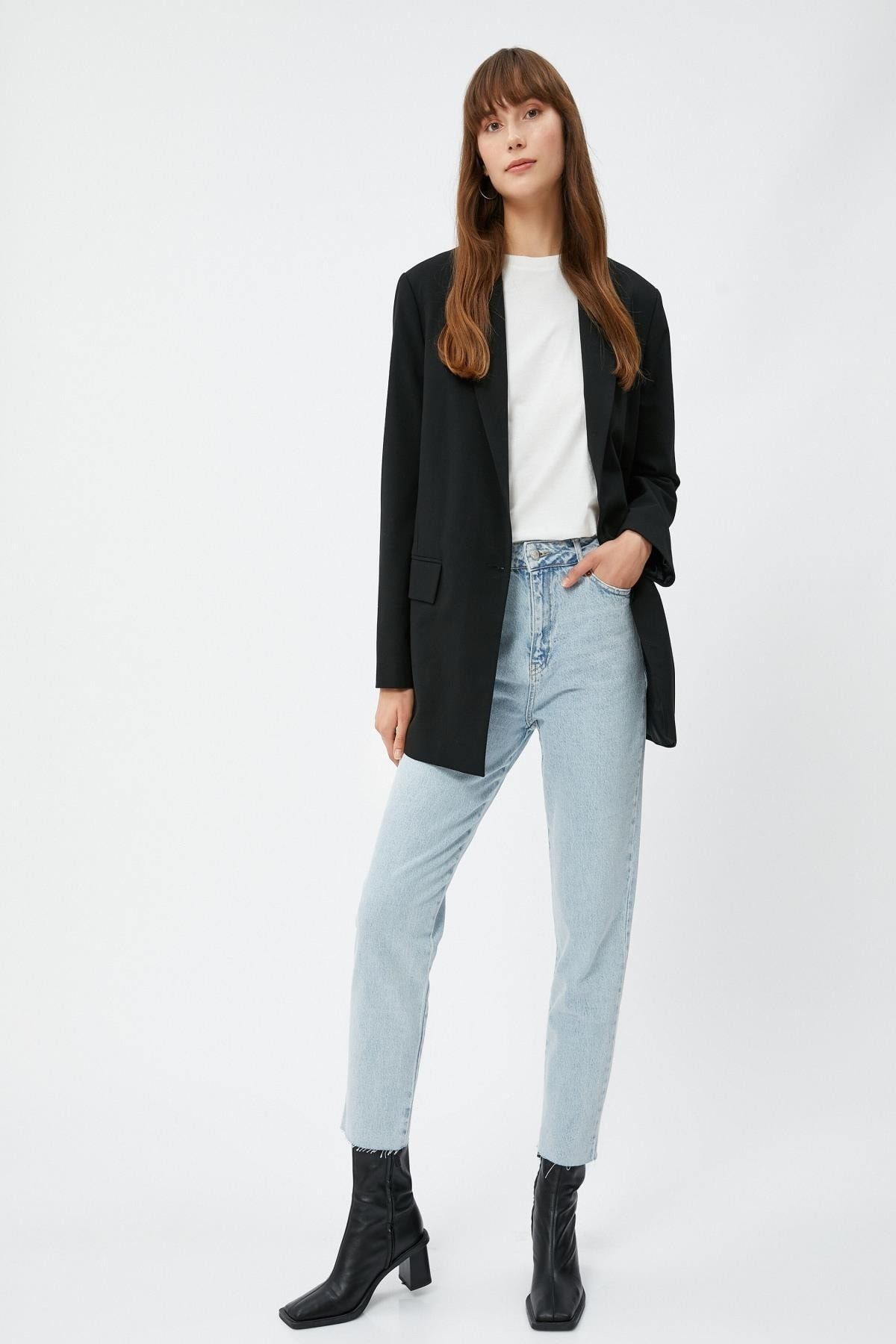 Kadın Açik Indigo Jeans