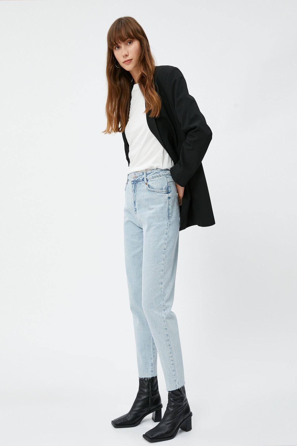 Kadın Açik Indigo Jeans
