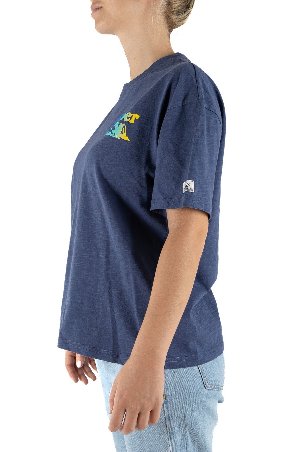 SUPERDRY-T-Shirt Damen / Mädchen BLAU INDIGO 2