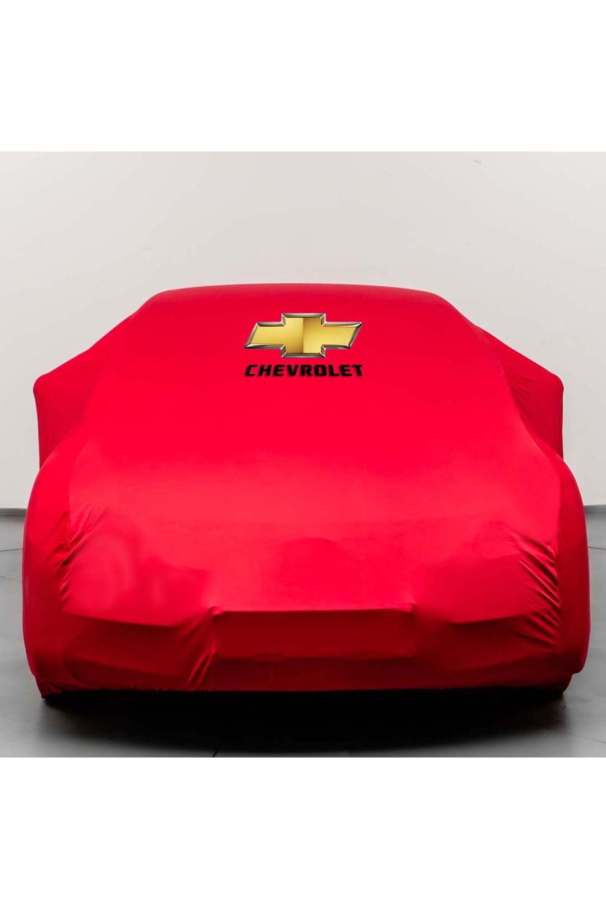 Teksin CHEVROLET SPARK EV-IV (2013-) Auto Tarpaulin with Fabric Logo -  Combed Cotton Cover RED - Trendyol