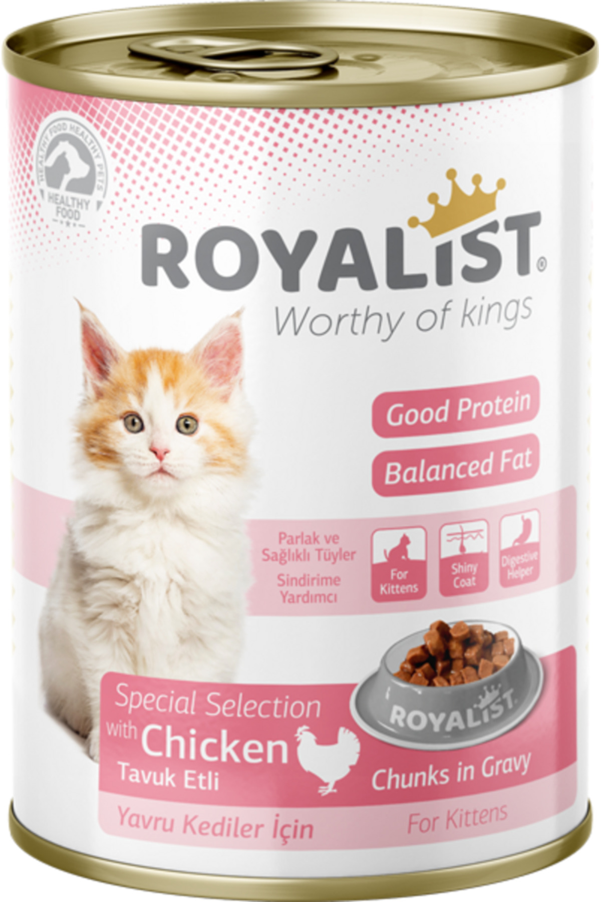 Royalist Yavru Kediler İçin Tavuk Parça Etli Konserve 12x400 G - Fiyatı, Yorumları