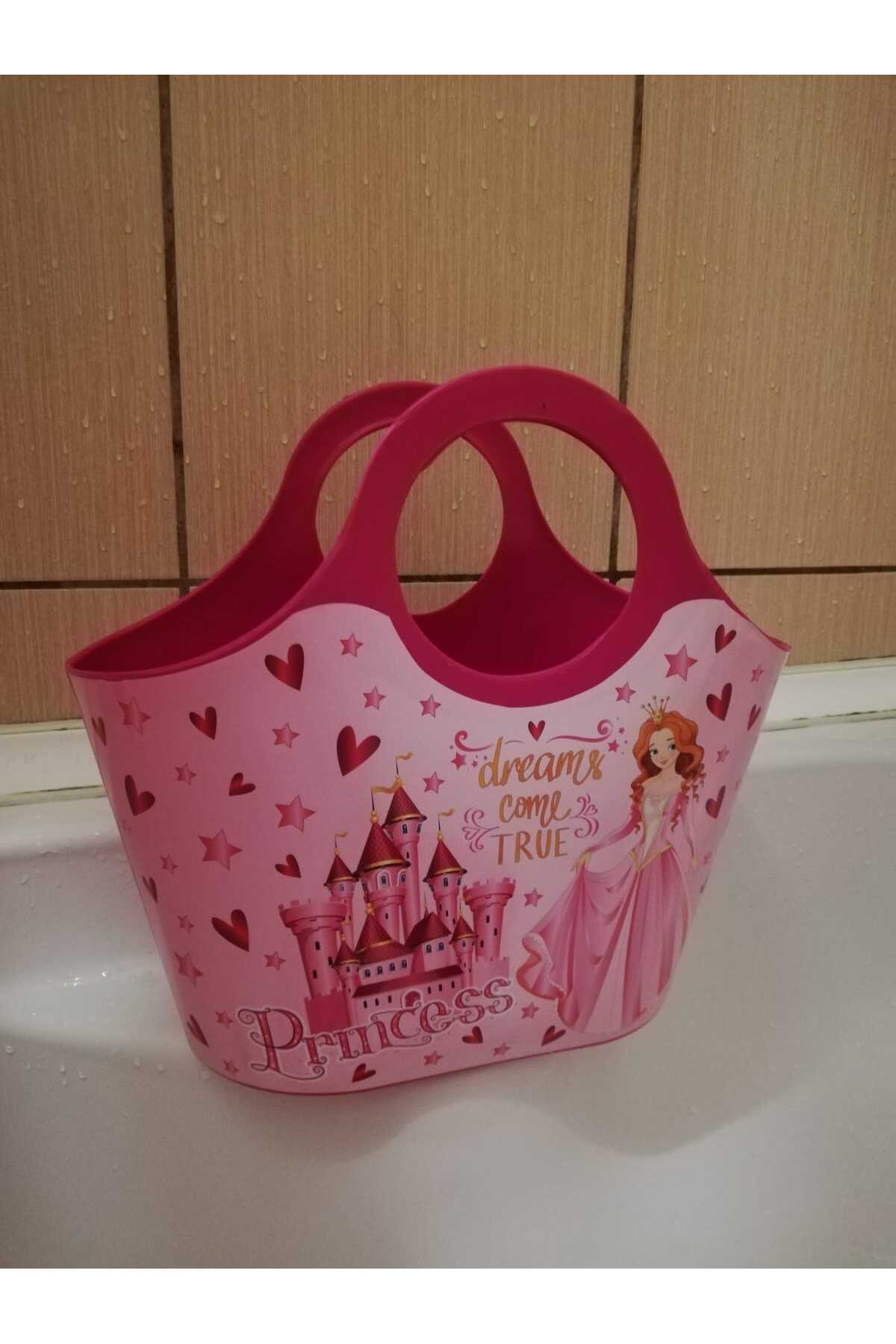Banyo plaj oyuncak çocuk kız erkek desenli 5 LT çanta sepet