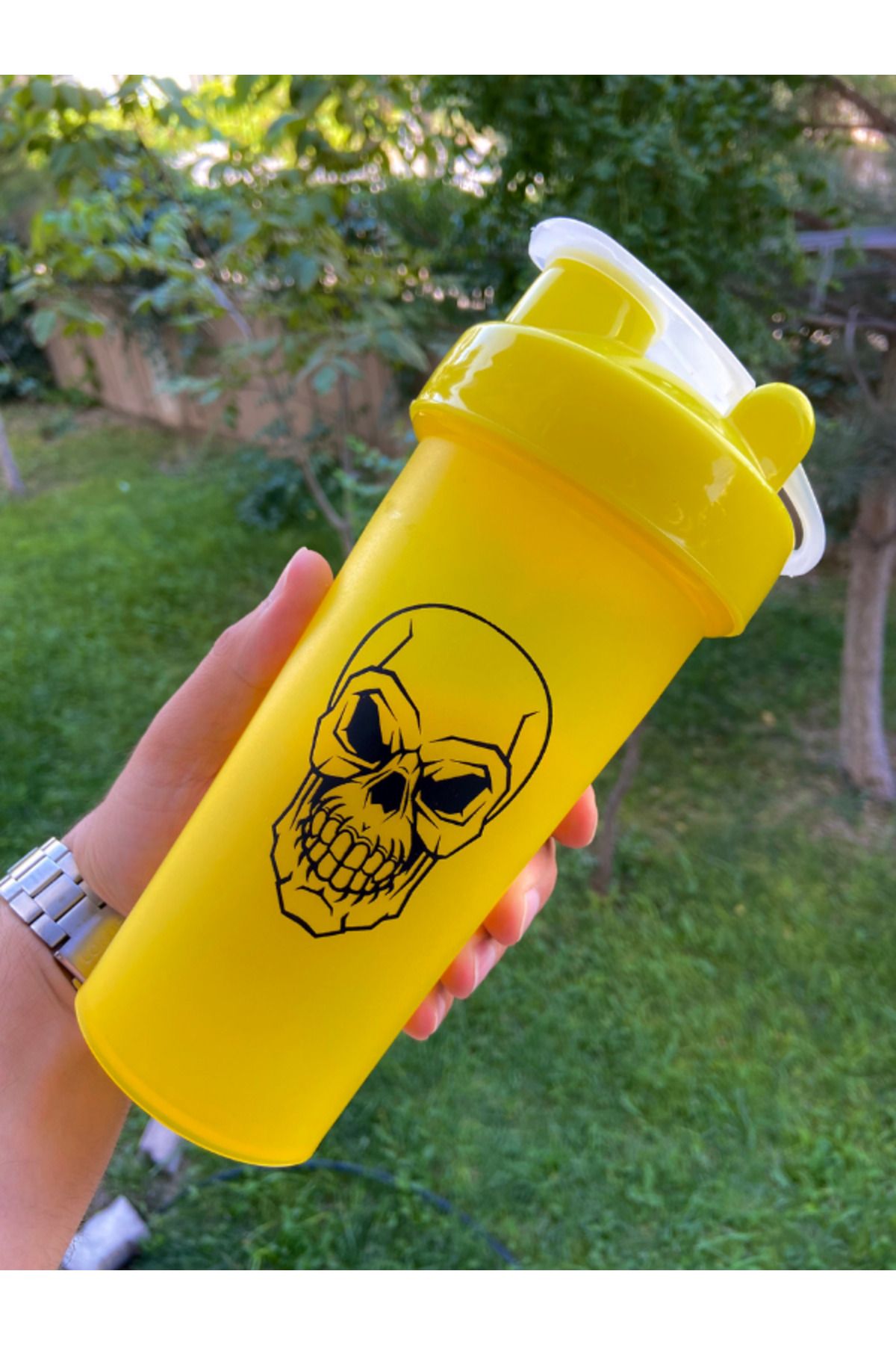 SENFİTSİN KURU KAFA Özel Tasarım Sızdırmaz Shaker Karıştırıcı 650 ML