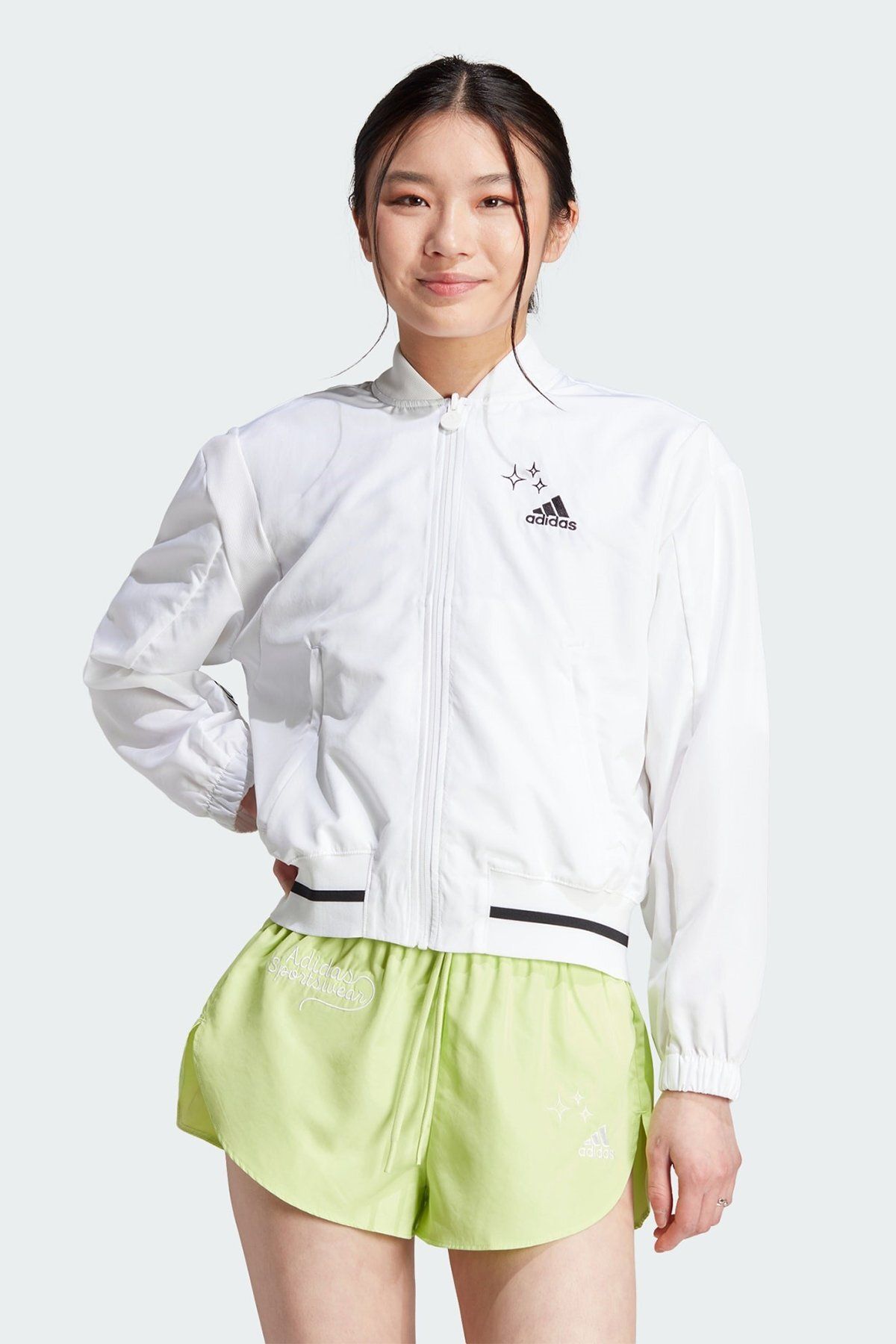 Adidas womens jacket white hotsell
