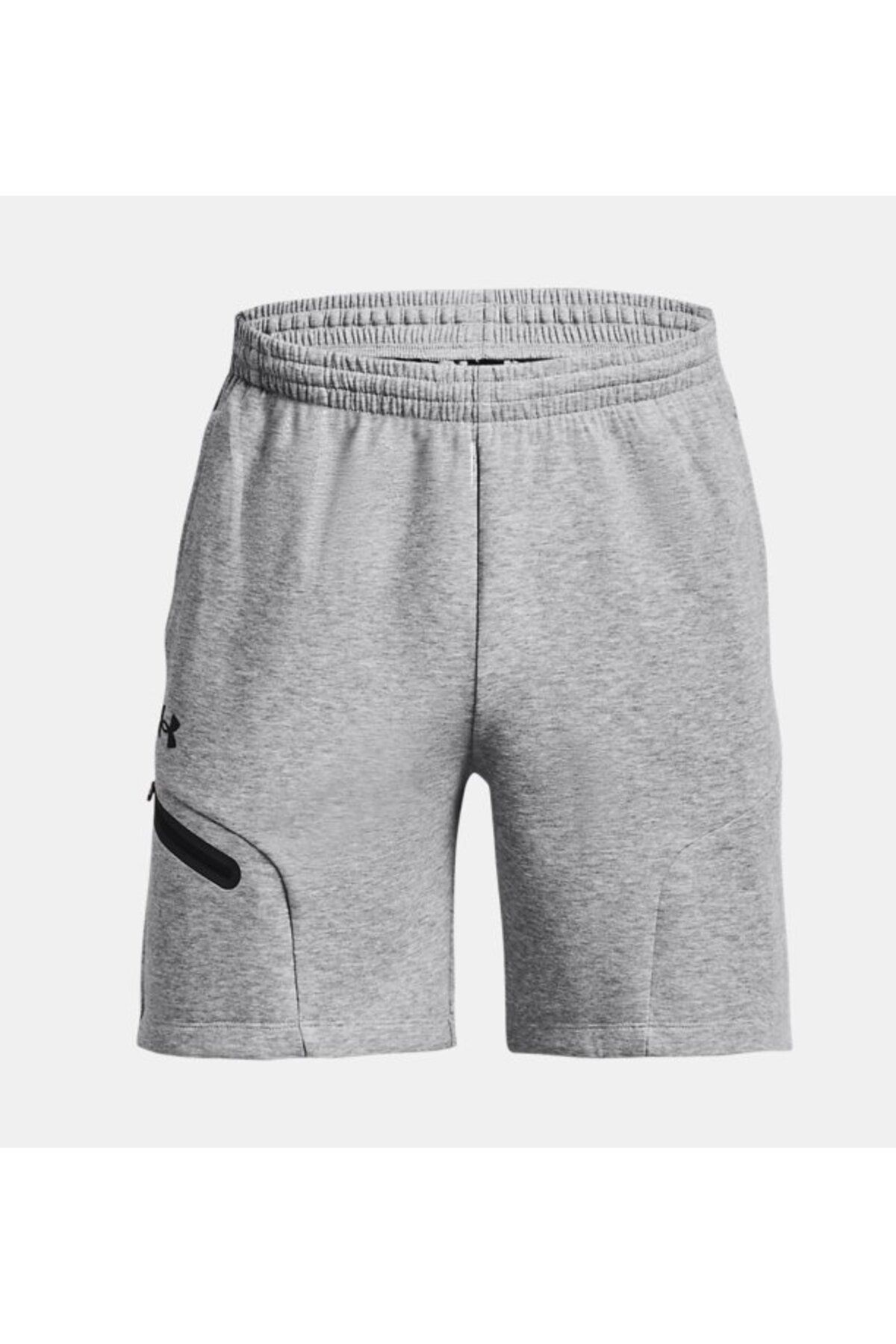 شورت ورزشی خاکستری مردانه های ناپایدار در UA 1379809 011 Under Armour