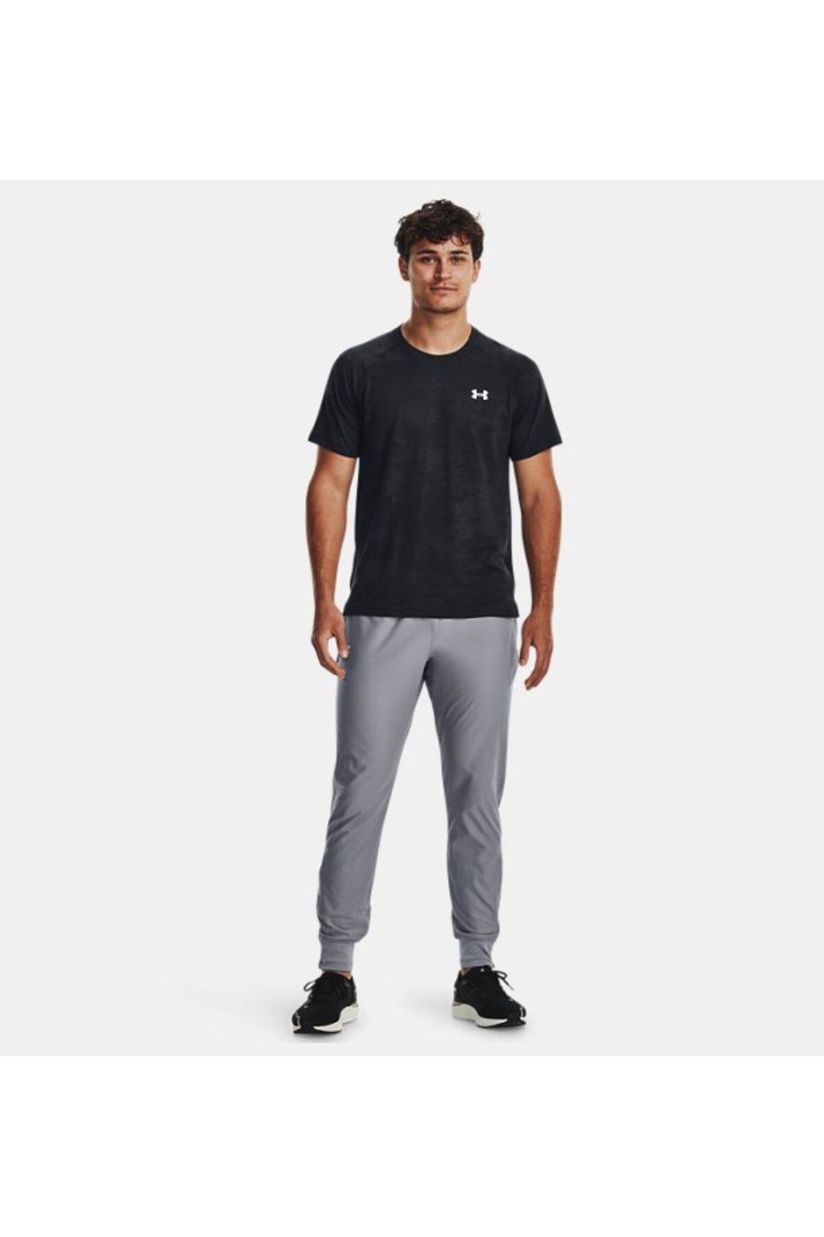 شلوار گرمکن ورزشی خاکستری مردانه انتخاب صلاحیت UA در Run Elite TrackSuit شش 1379289 035 Under Armour