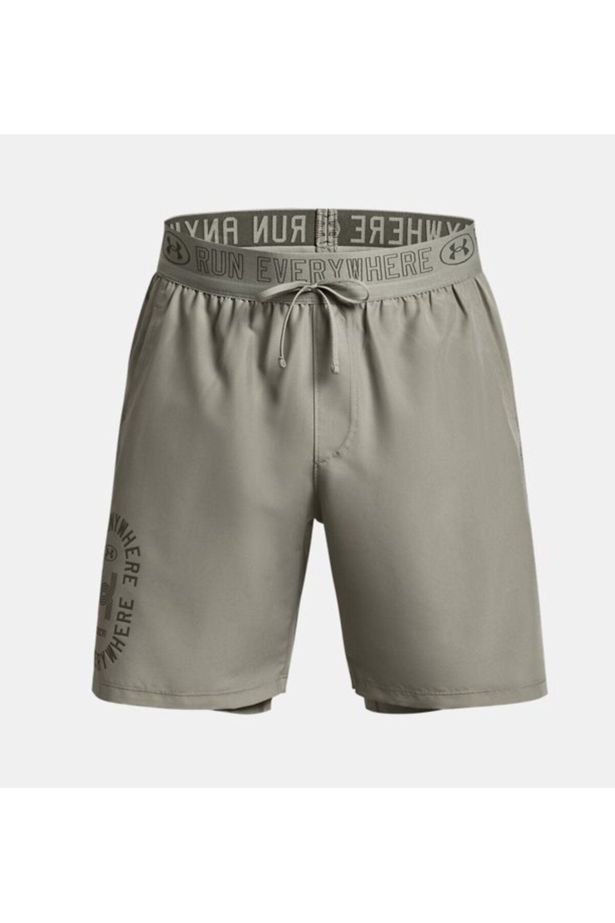 شورت ورزشی خاکستری مردانه UA در همه جا کوتاه 1379294 504 رانینگ می شود Under Armour