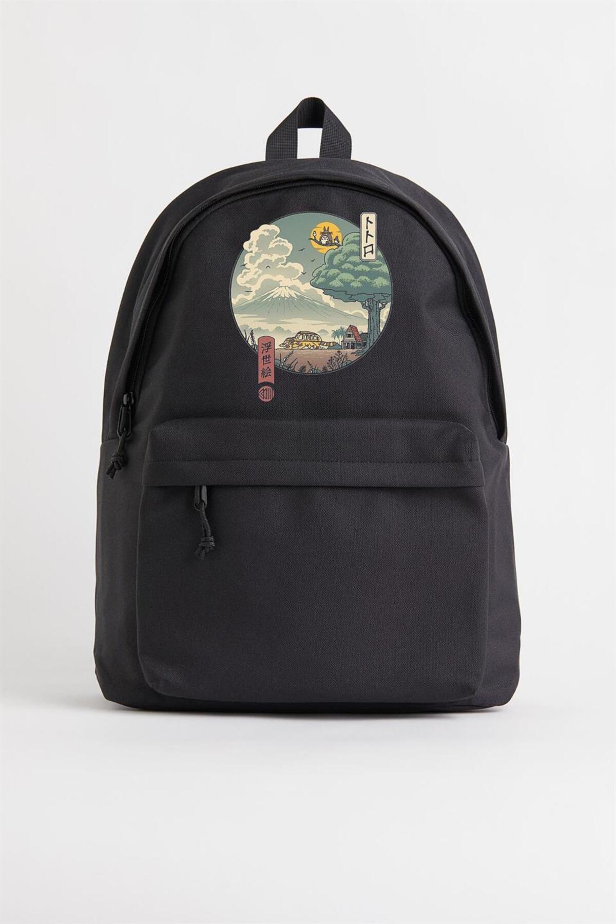 کوله پشتی زنانه مشکی DEEFWEAR | sırtçantası08 اورجینال - تصویر 2