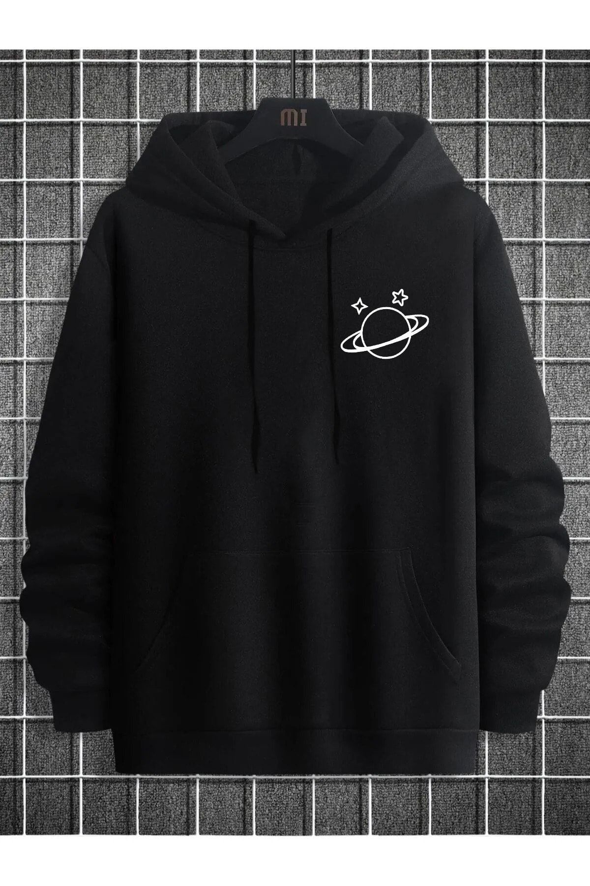 Planet print hoodie on sale