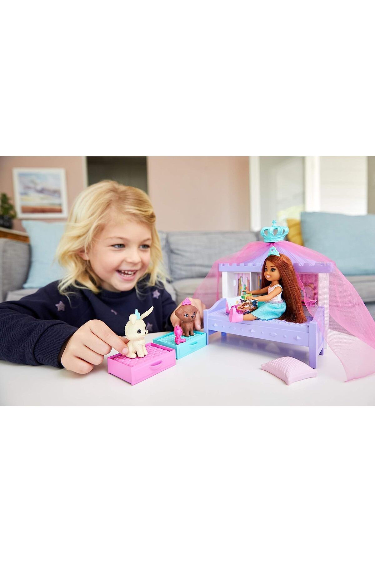 Barbie princess adventure chelsea princess storytime playset online