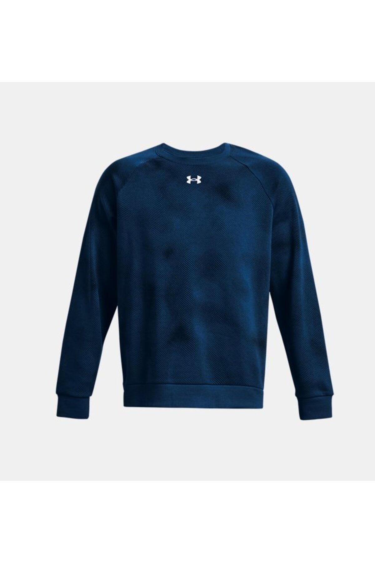 سویشرت ورزشی آبی مردانه یقه دوچرخه چاپی رقیب UA Under Armour