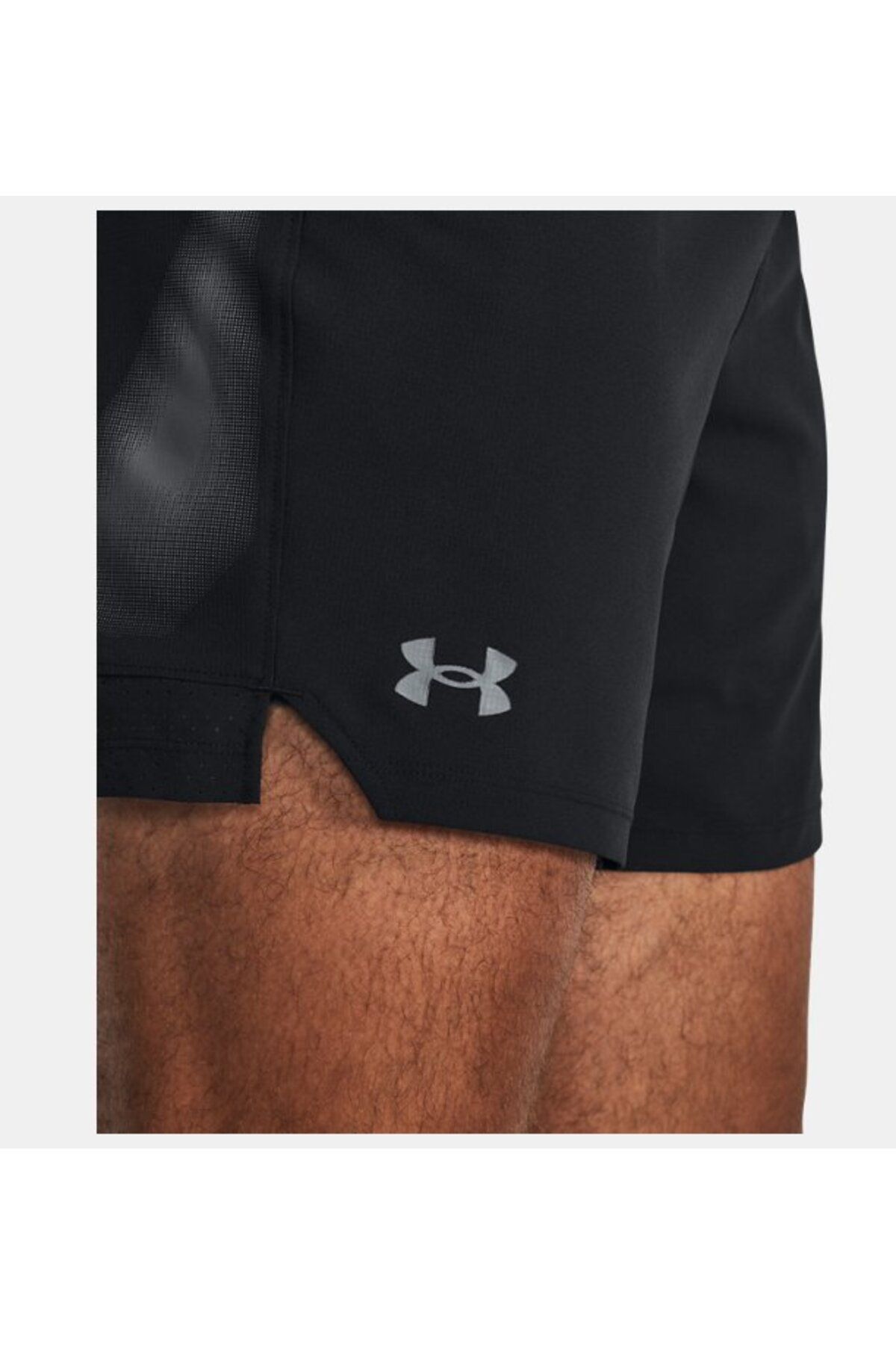 شورت ورزشی مشکی مردانه های گرافیکی بافندگی 6 اینچ Under Armour