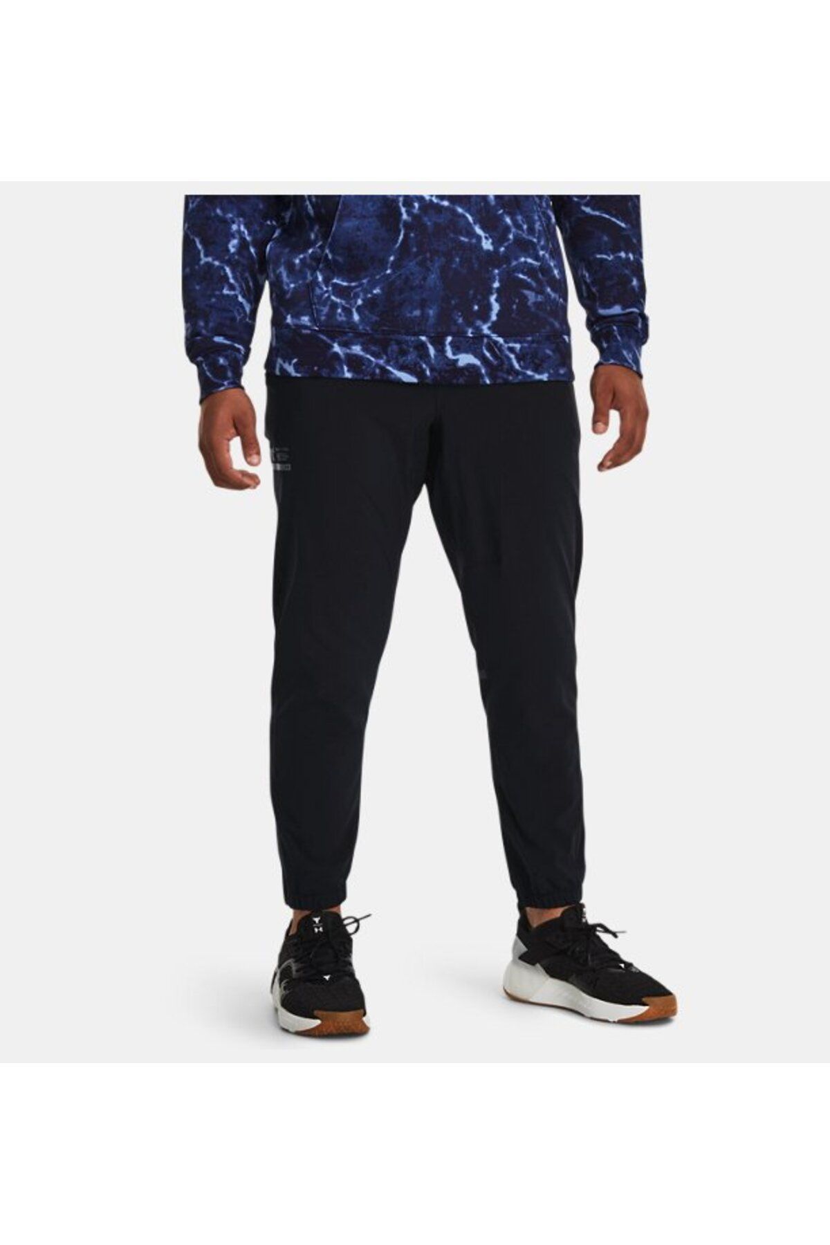 شلوار گرمکن ورزشی مشکی مردانه پروژه راک غیرقابل توقف خدمات شش 1380102 001 Under Armour