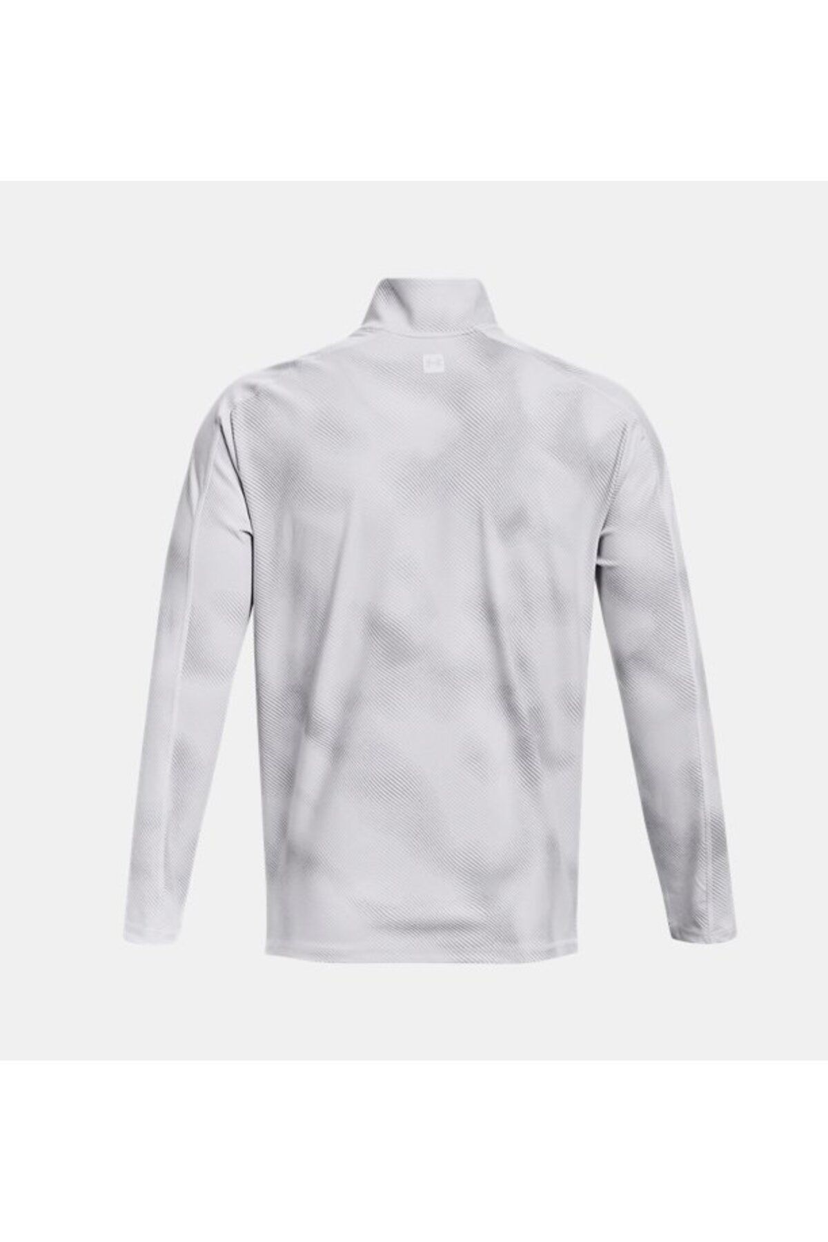 تی شرت ورزشی خاکستری مردانه Male Ua Meridian طرح دار ¼ زیپ 1380984 100 Under Armour
