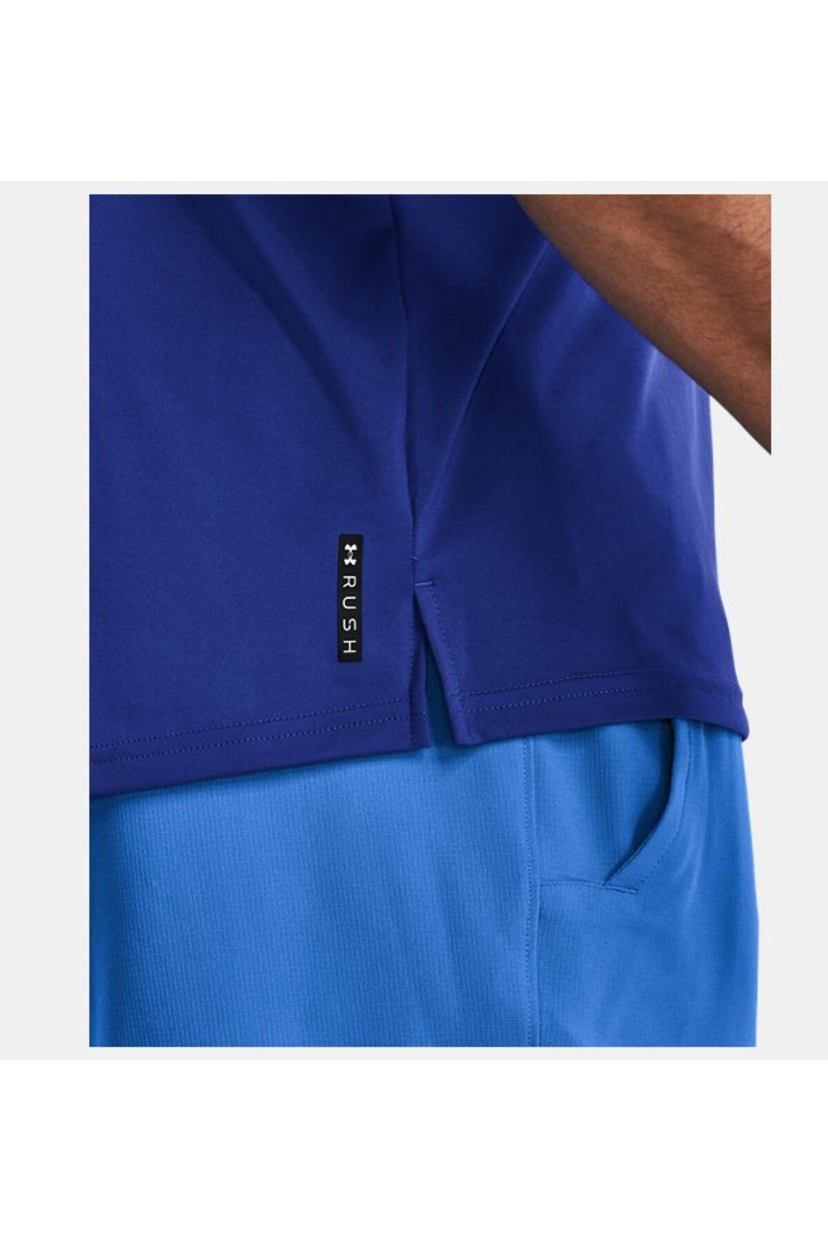 تی شرت آبی مردانه آستین کوتاه UA Rush ™ انرژی 1366138 400 Under Armour