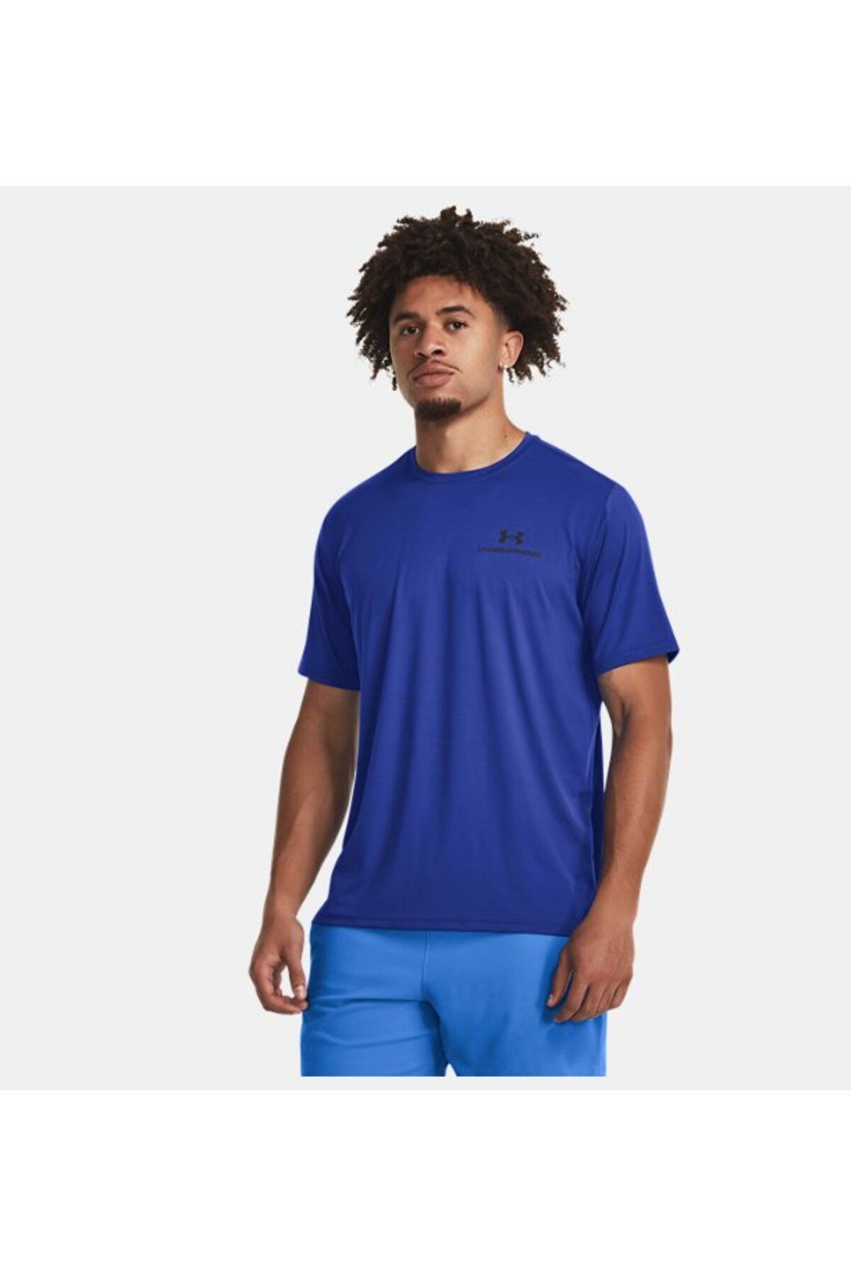 تی شرت آبی مردانه آستین کوتاه UA Rush ™ انرژی 1366138 400 Under Armour