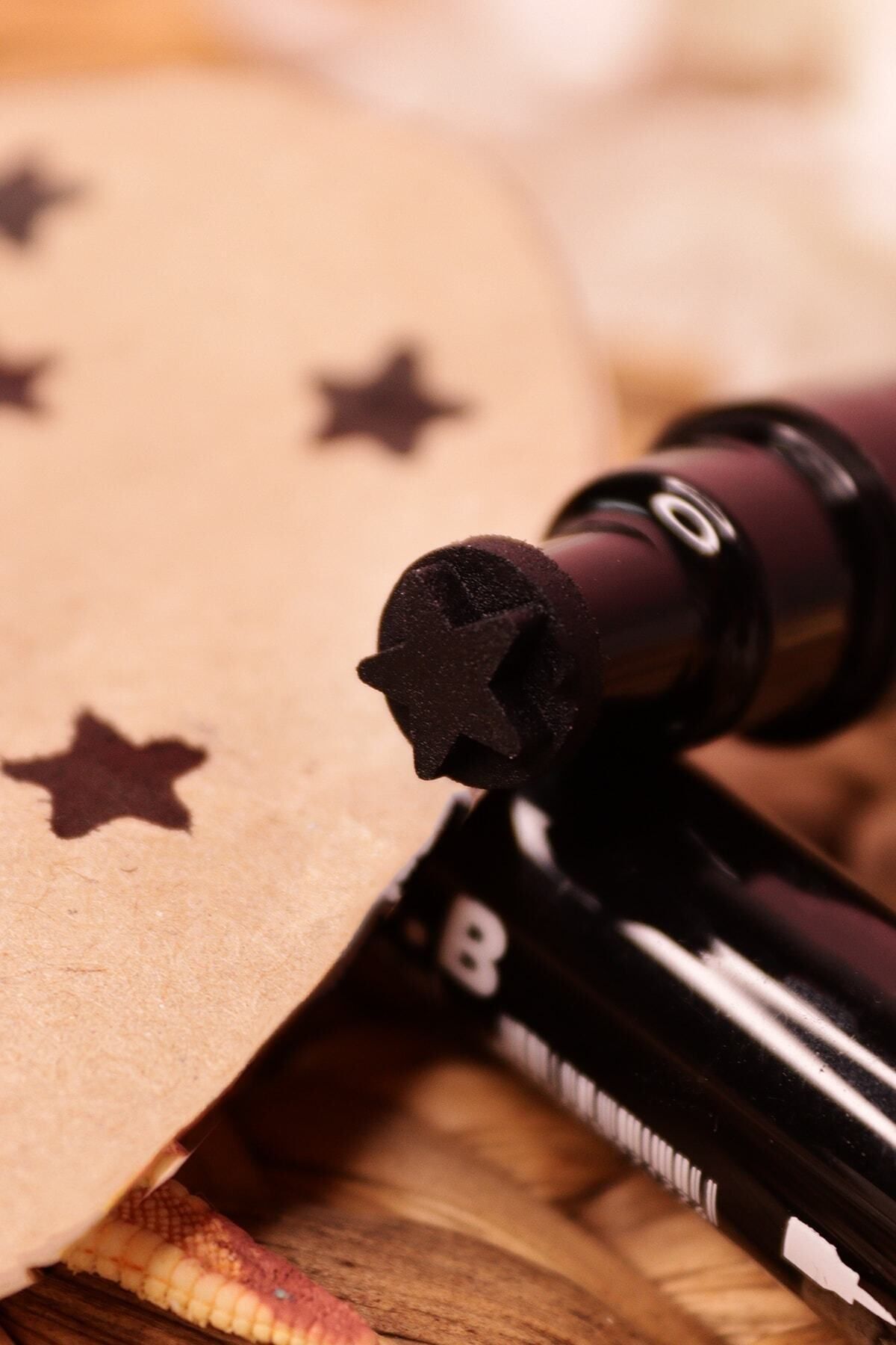 MUJGAN-Star Patterned Thick Tip Double Sided Pencil Eyeliner 4