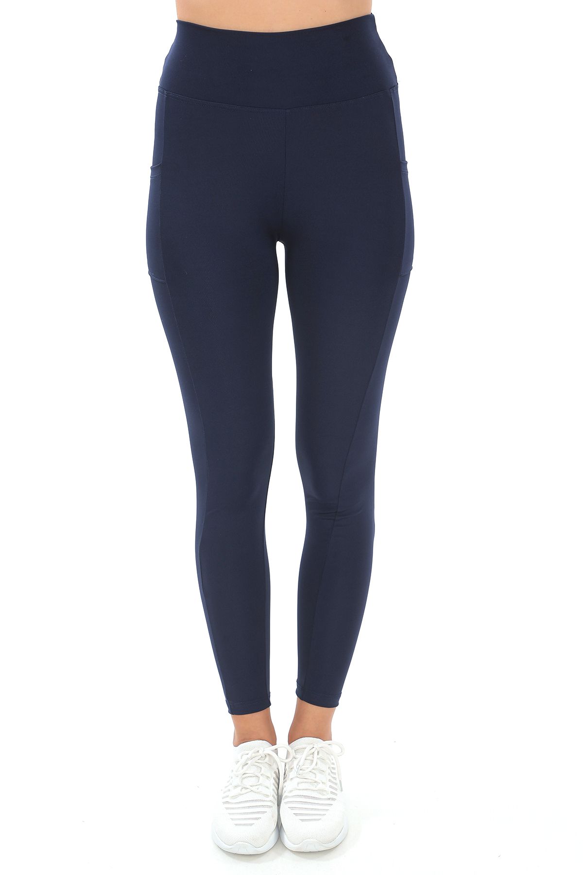 Womens navy sports leggings best sale