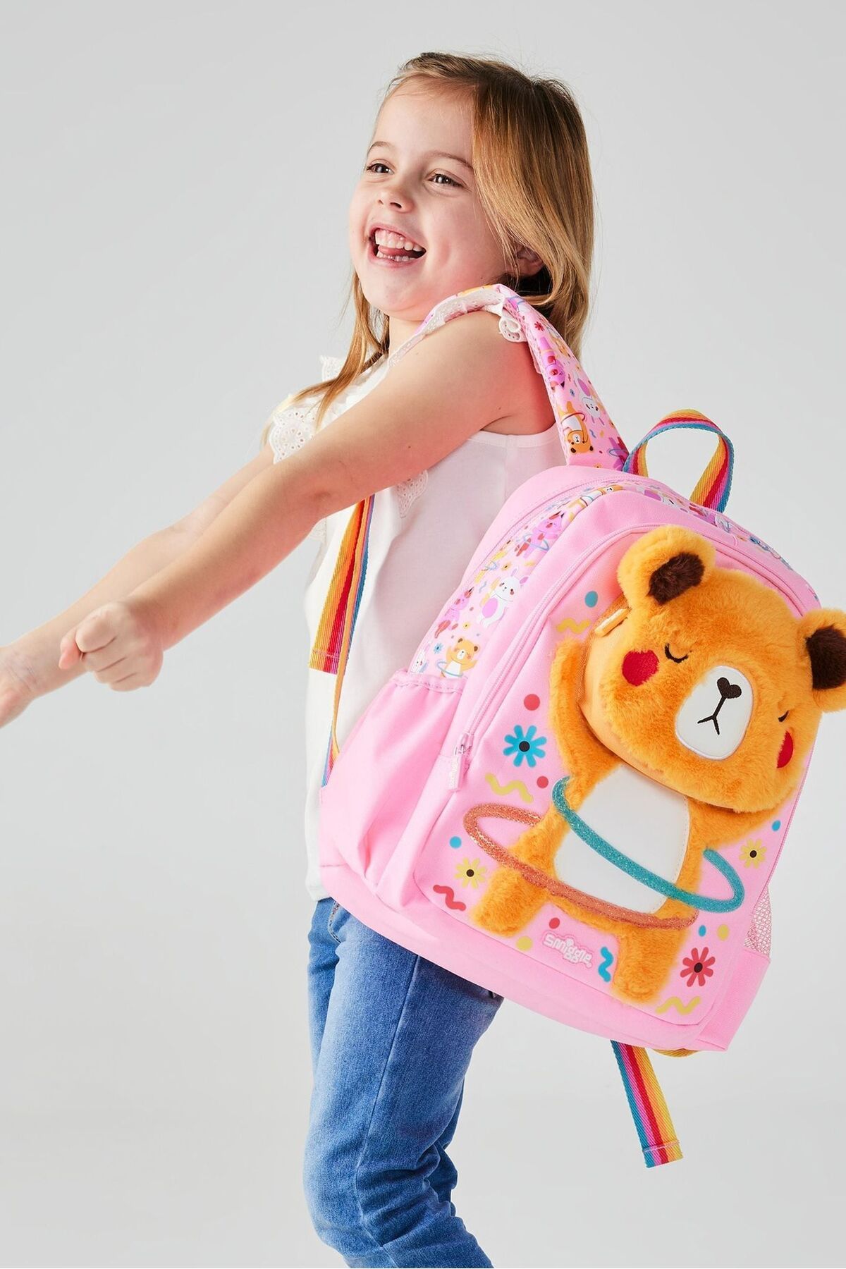 SMIGGLE School Bag Pink 3D Trendyol