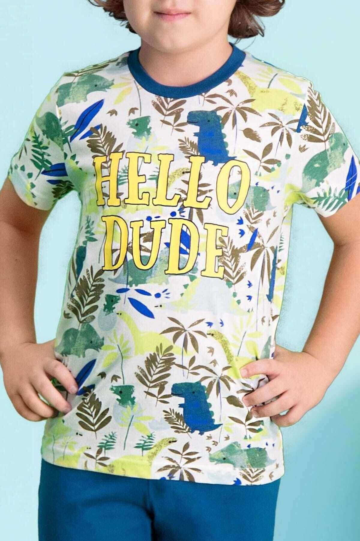 ROLY POLY-Hello Dude Cream Boy Pajama Set 2