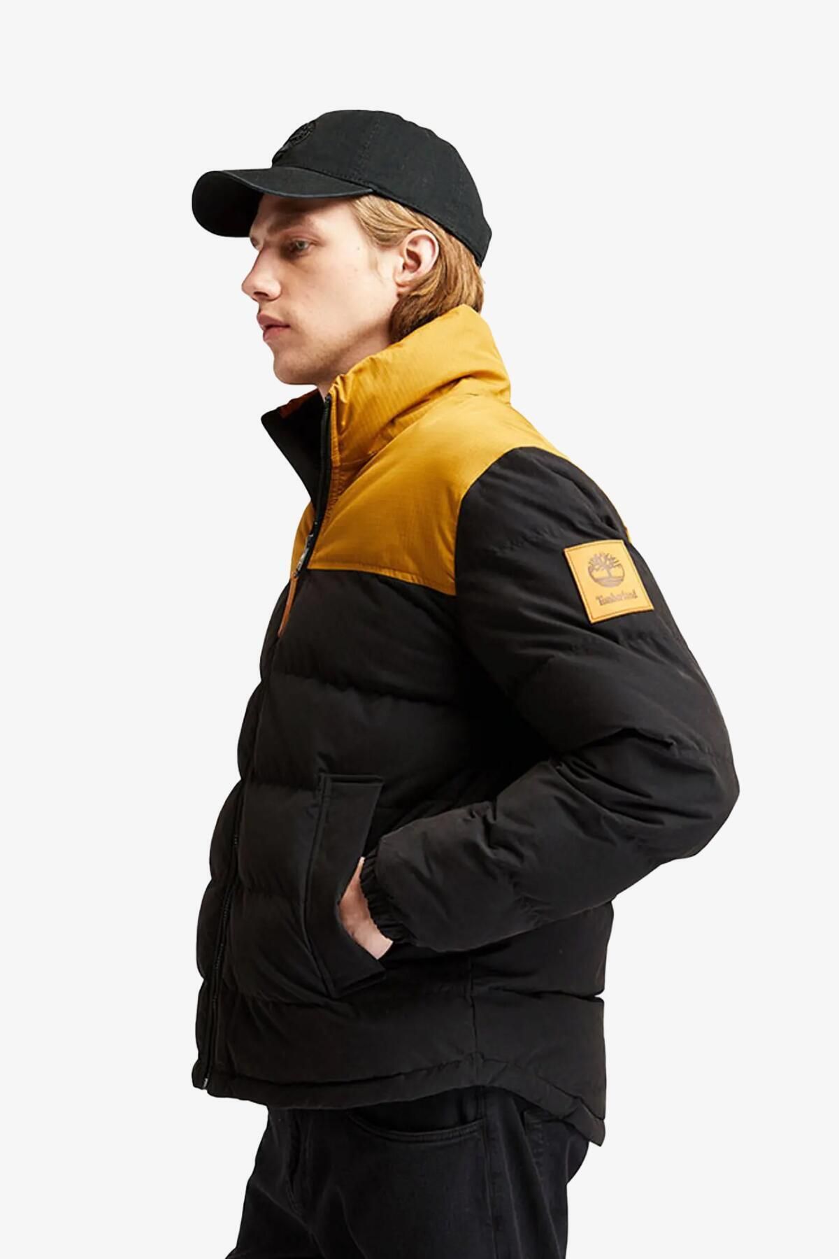 کاپشن ورزشی مشکی مردانه پف دار ضد آب بادوام کت TB0A22XBP571 Timberland