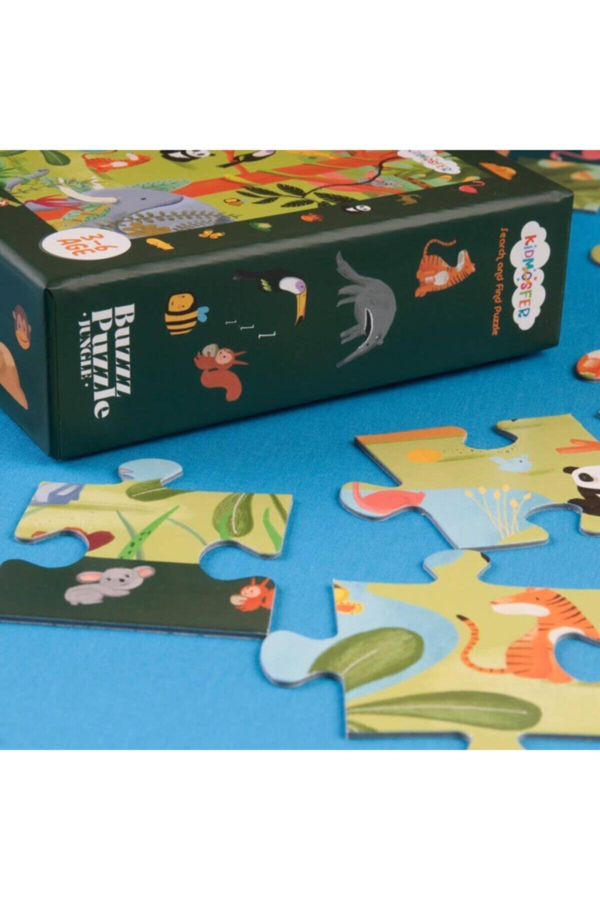 kidmosfer Ara Bul - Orman Hayvanları - 3 Yaş Üzeri Çocuklar Için Eğitici Ve Öğretici Puzzle 35 Parça Yapboz fotoğrafı 2 (önizleme)