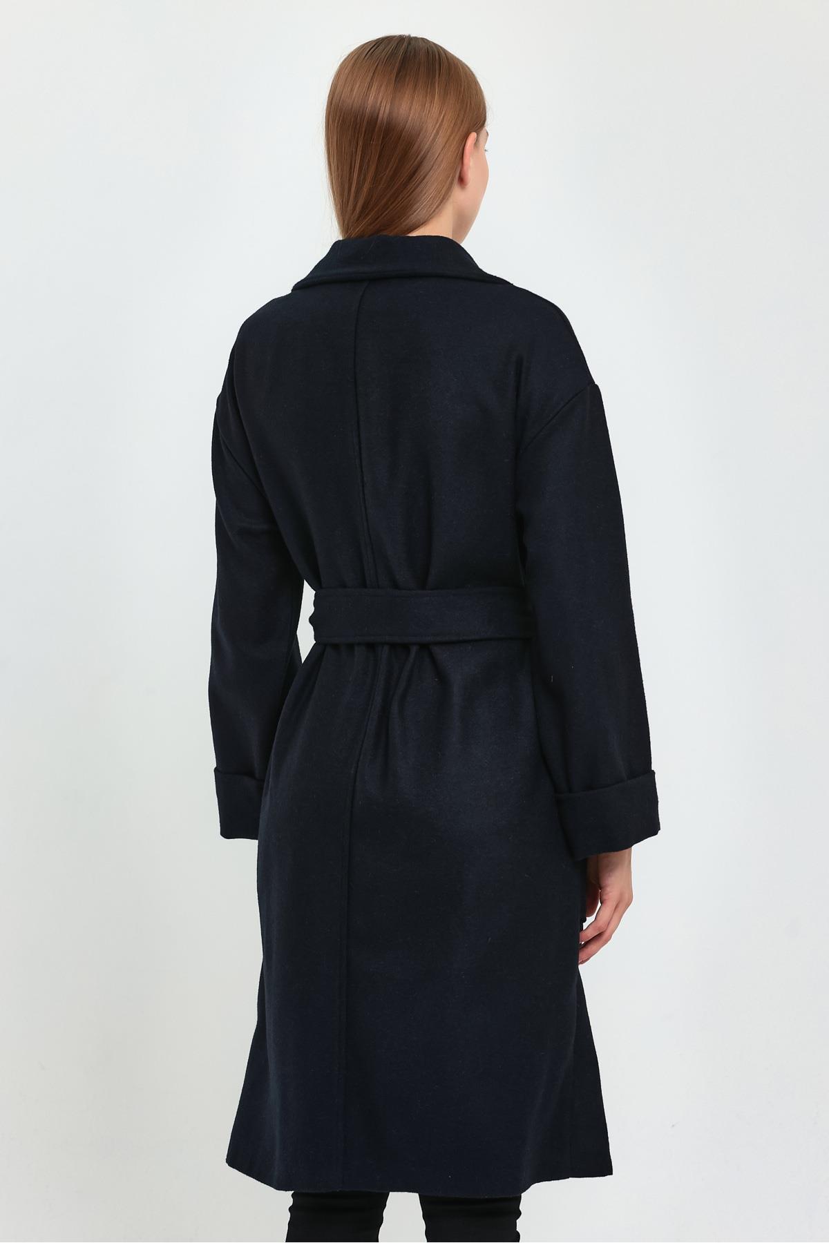 ALEXANDERGARDI  ASTARSIZ YÜNLÜ PALTO (B22-26600) - Görsel 5