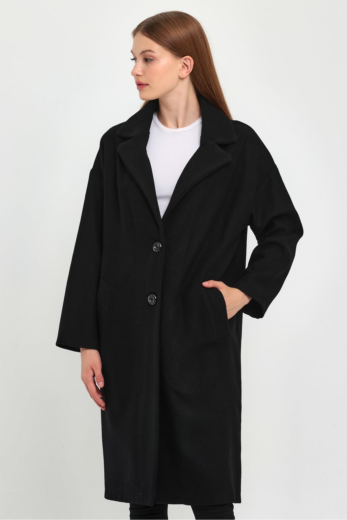 ALEXANDERGARDI  DÜĞMELİ ASTARSIZ YÜNLÜ PALTO - Görsel 5