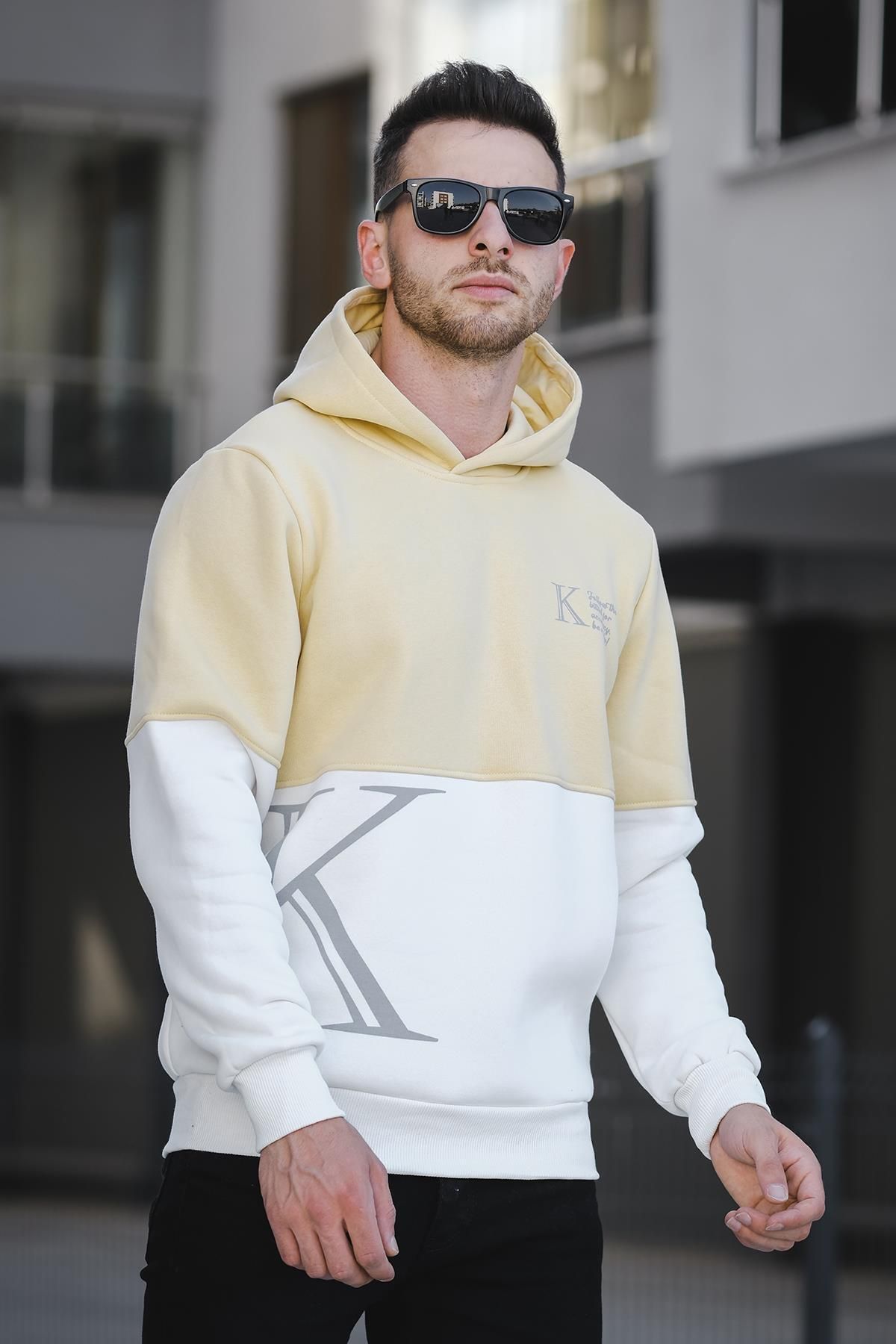 Double best sale color hoodie