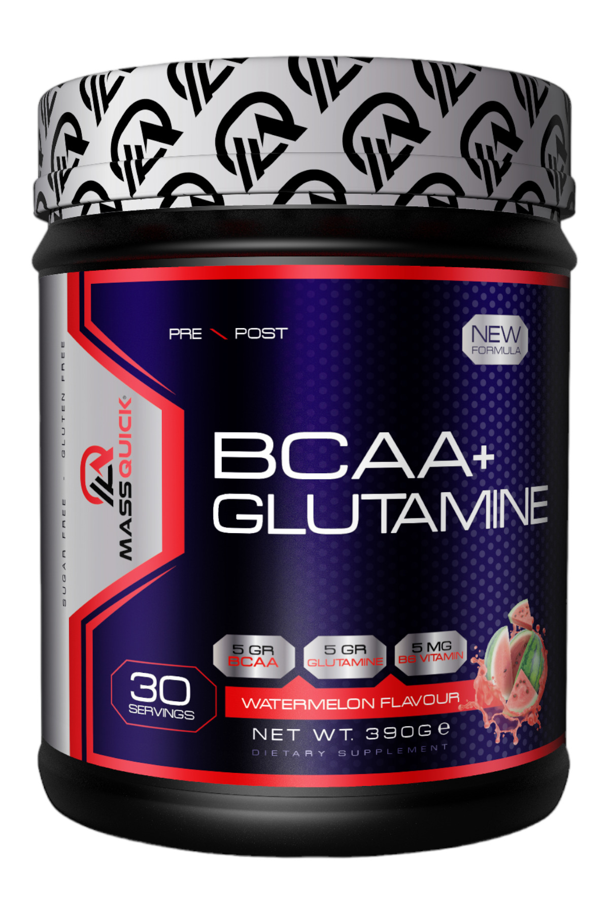 massquick Bcaa Glutamin Karpuz Aromalı 360g 30 Servis Bcaa Glutamine
