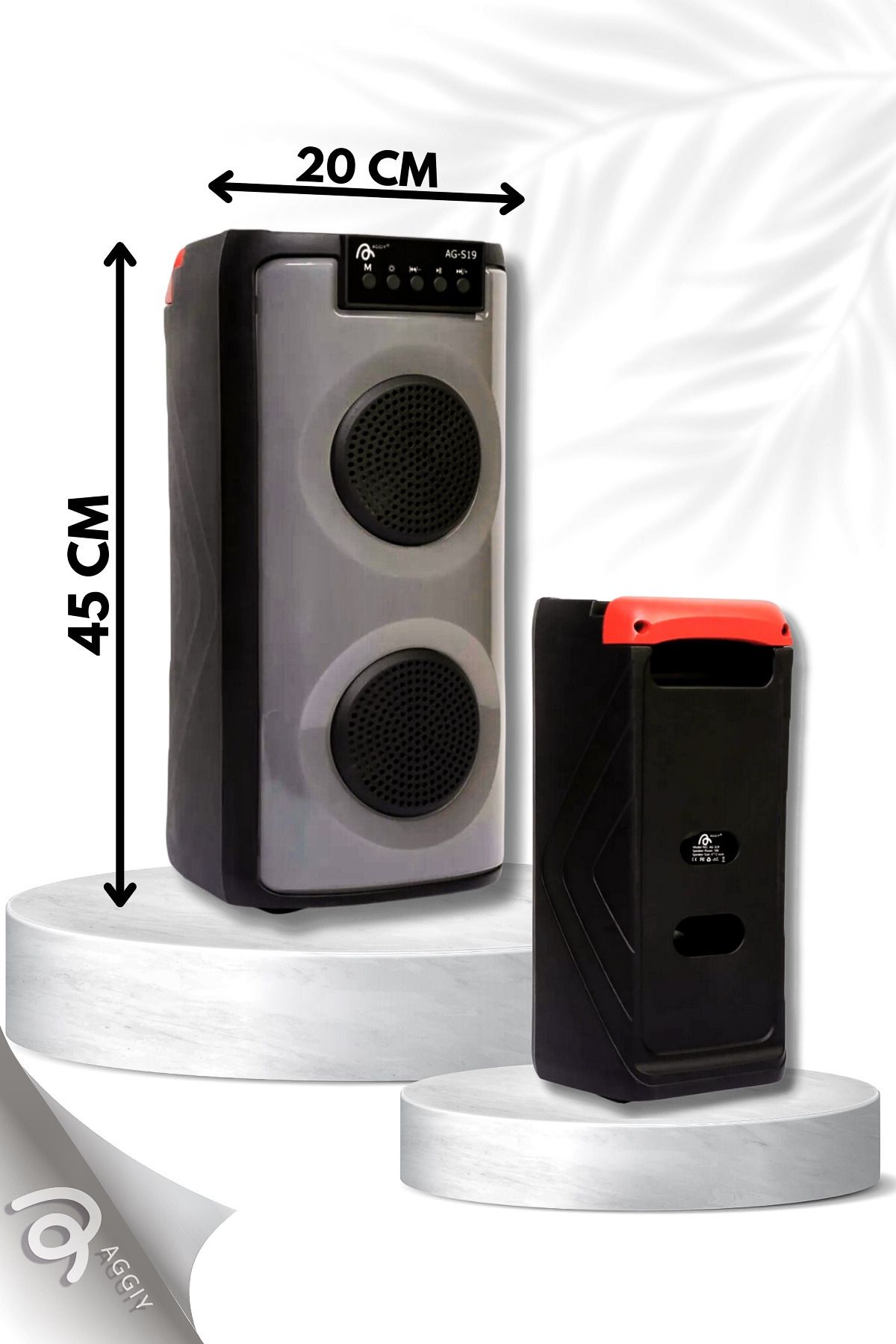 Aggıy Party Box Rgb Karaoke Setli Bluetooth Hoparlör - 2
