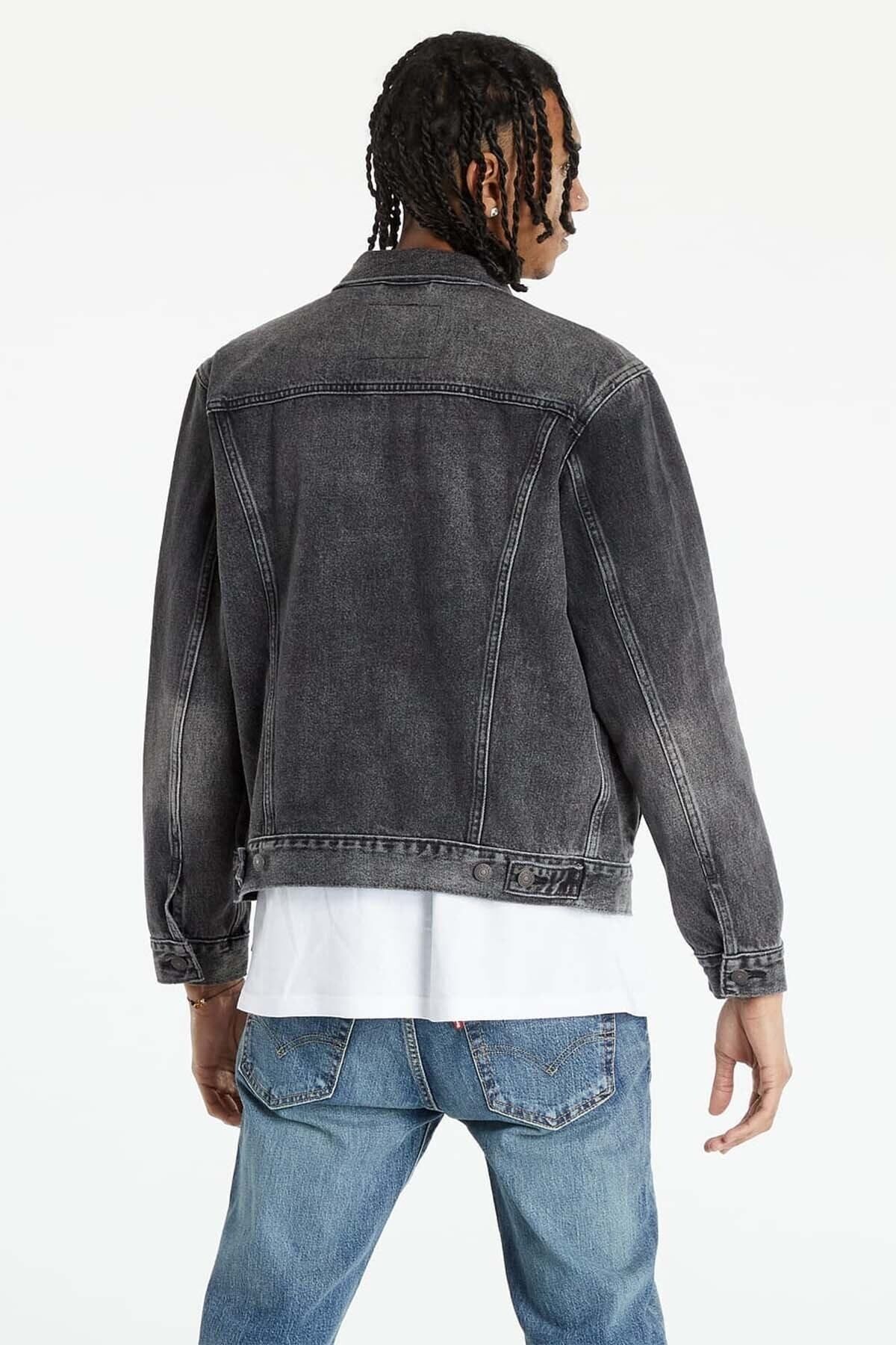 Gray outlet levi jacket