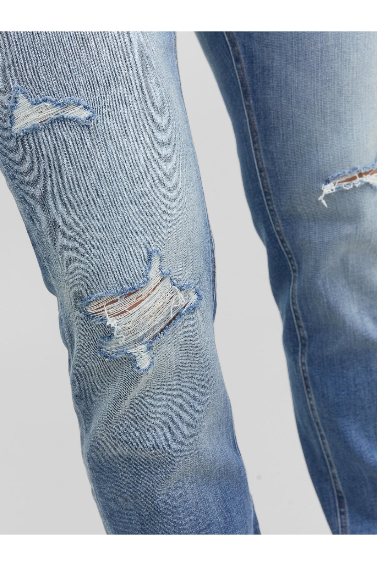 شلوار جین مردانه راسته فاق نرمال | جک اند جونز Jack & Jones 12223503 - تصویر 6