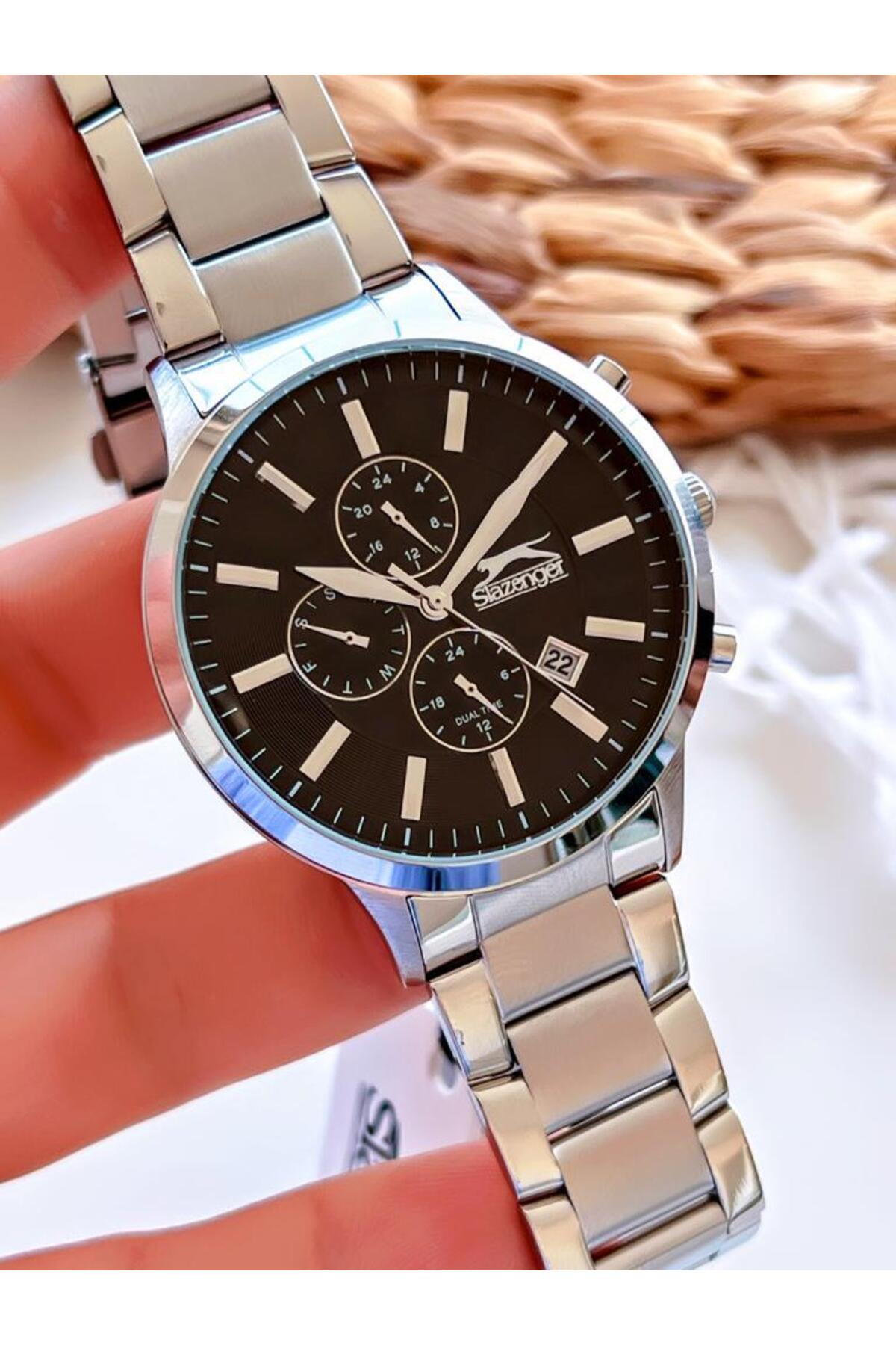 ساعت اسلازنگر مردانه  خاکستری         | Slazenger BLKT.2.684 CN - تصویر 4