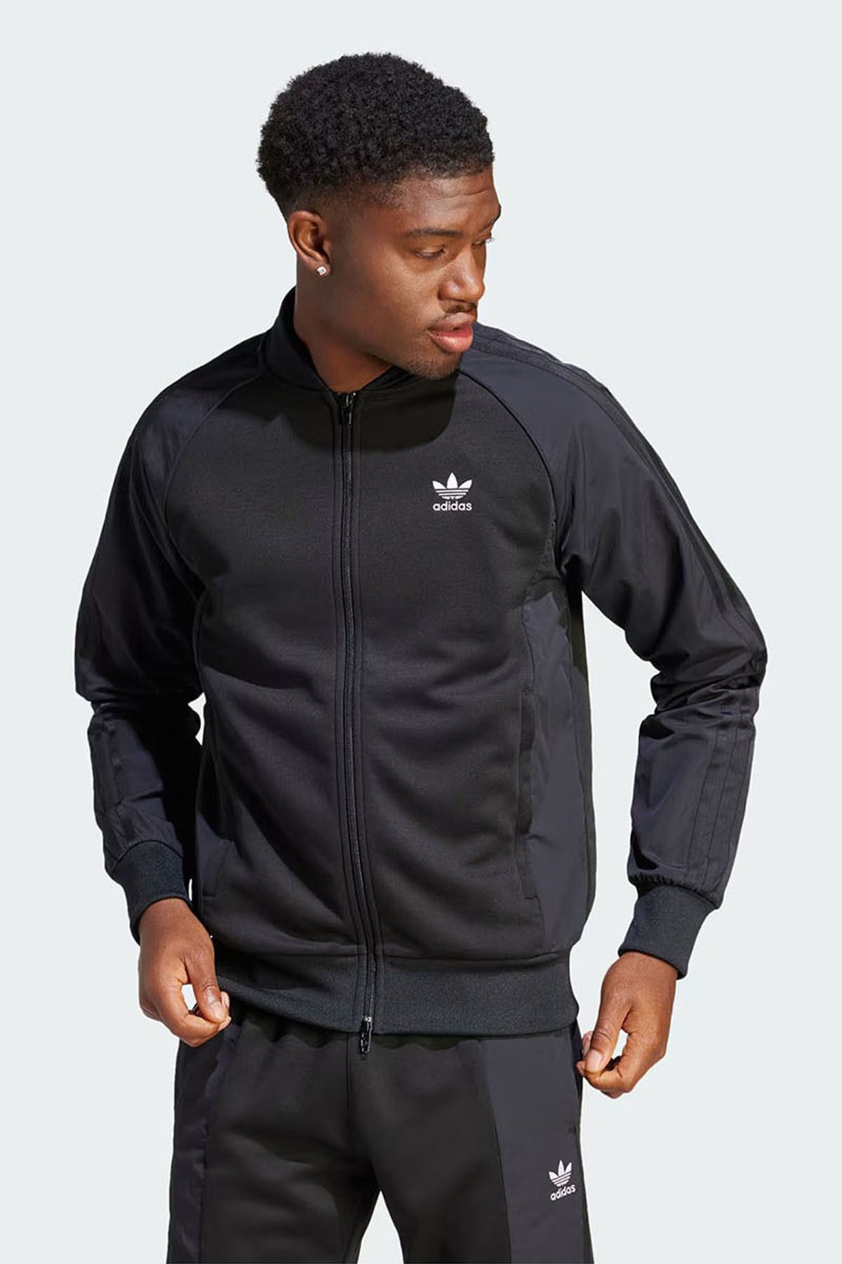 adidas Sports Jacket Black Regular fit Trendyol